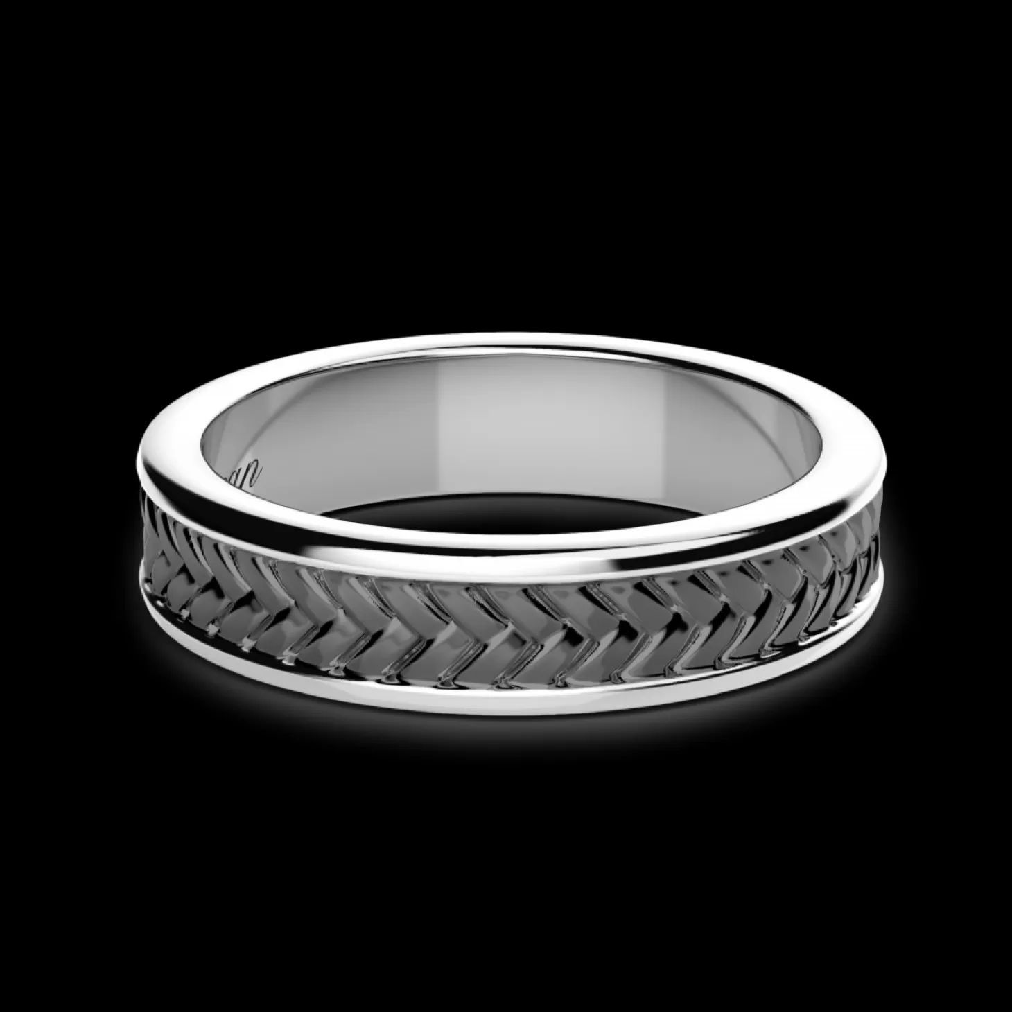 Zancan Gioielli Anello A Fede Zancan In Argento Brunito.> Anelli