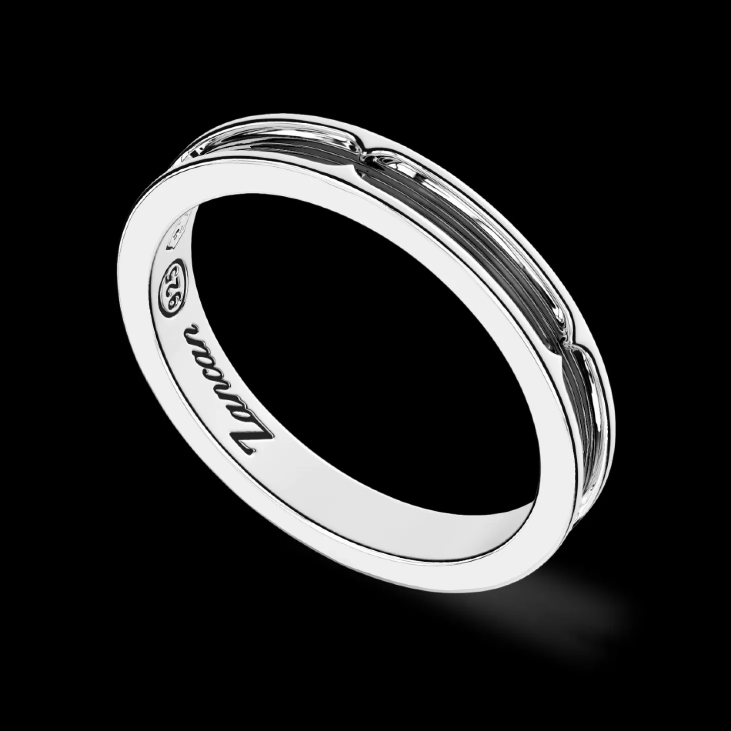 Zancan Gioielli Anello A Fede Zancan In Argento Brunito.> Anelli