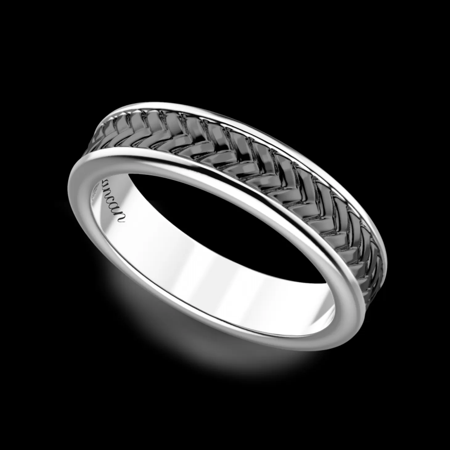 Zancan Gioielli Anello A Fede Zancan In Argento Brunito.> Anelli