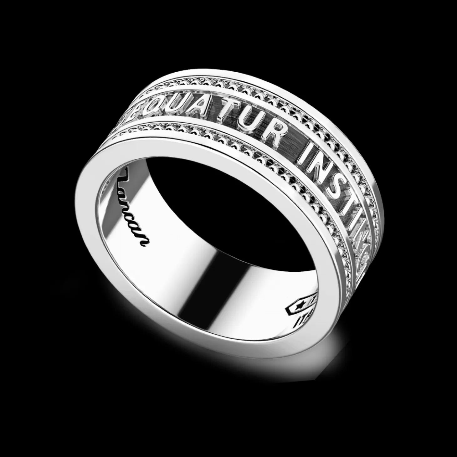 Zancan Gioielli Anello A Fede Zancan In Argento Con Scritta In Latino.> Anelli