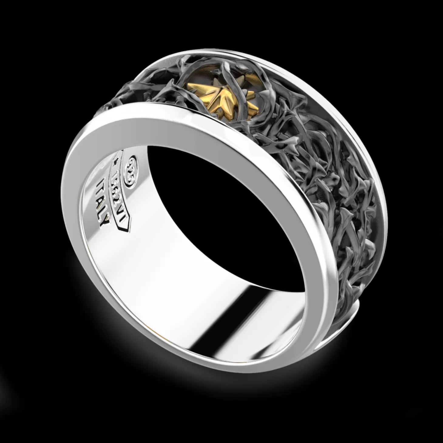 Zancan Gioielli Anello Afede Zancan Spinato In Argento.> Anelli