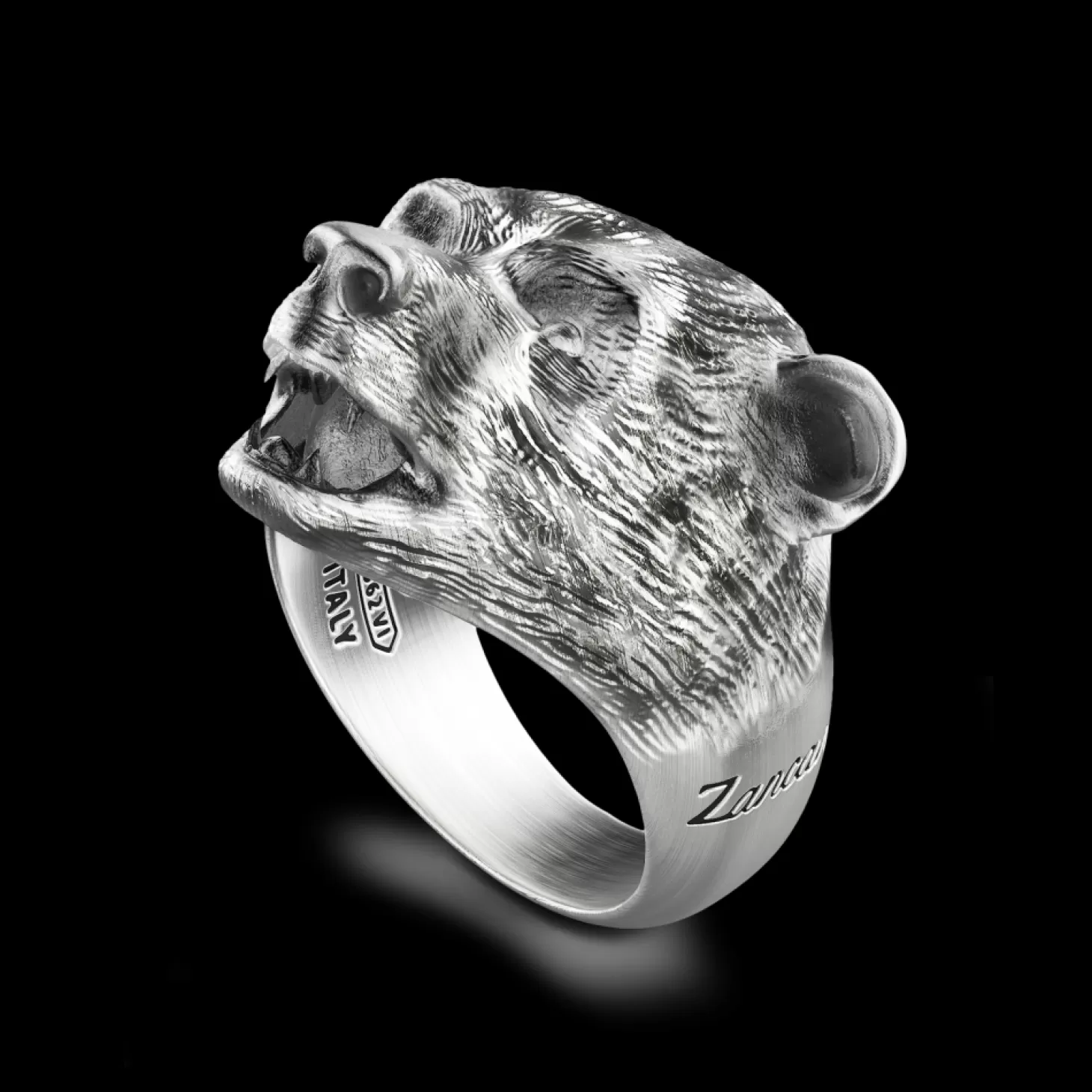 Zancan Gioielli Anello Zancan Ad Orso In Argento.> Anelli
