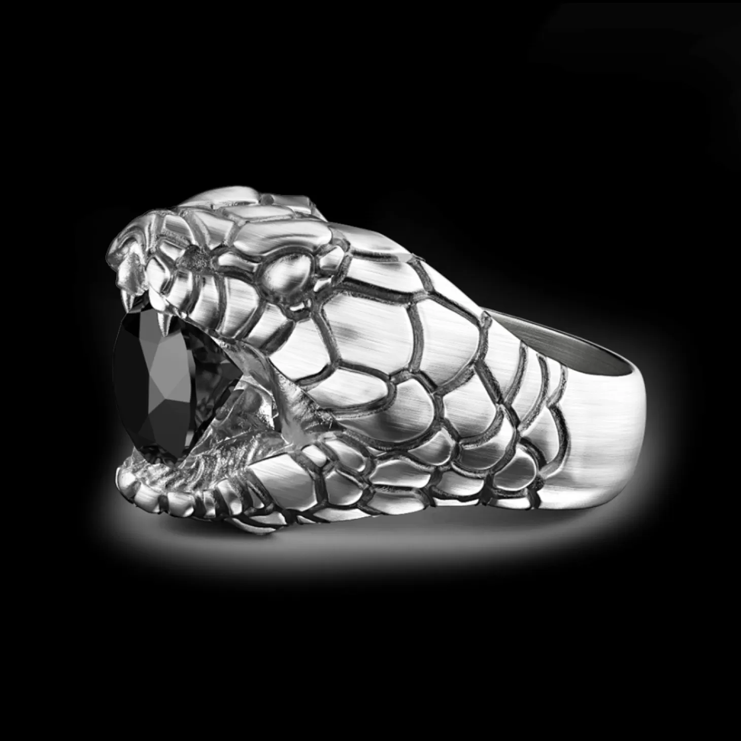 Zancan Gioielli Anello Zancan Cobra In Argento Con Finitura Vintage.> Anelli