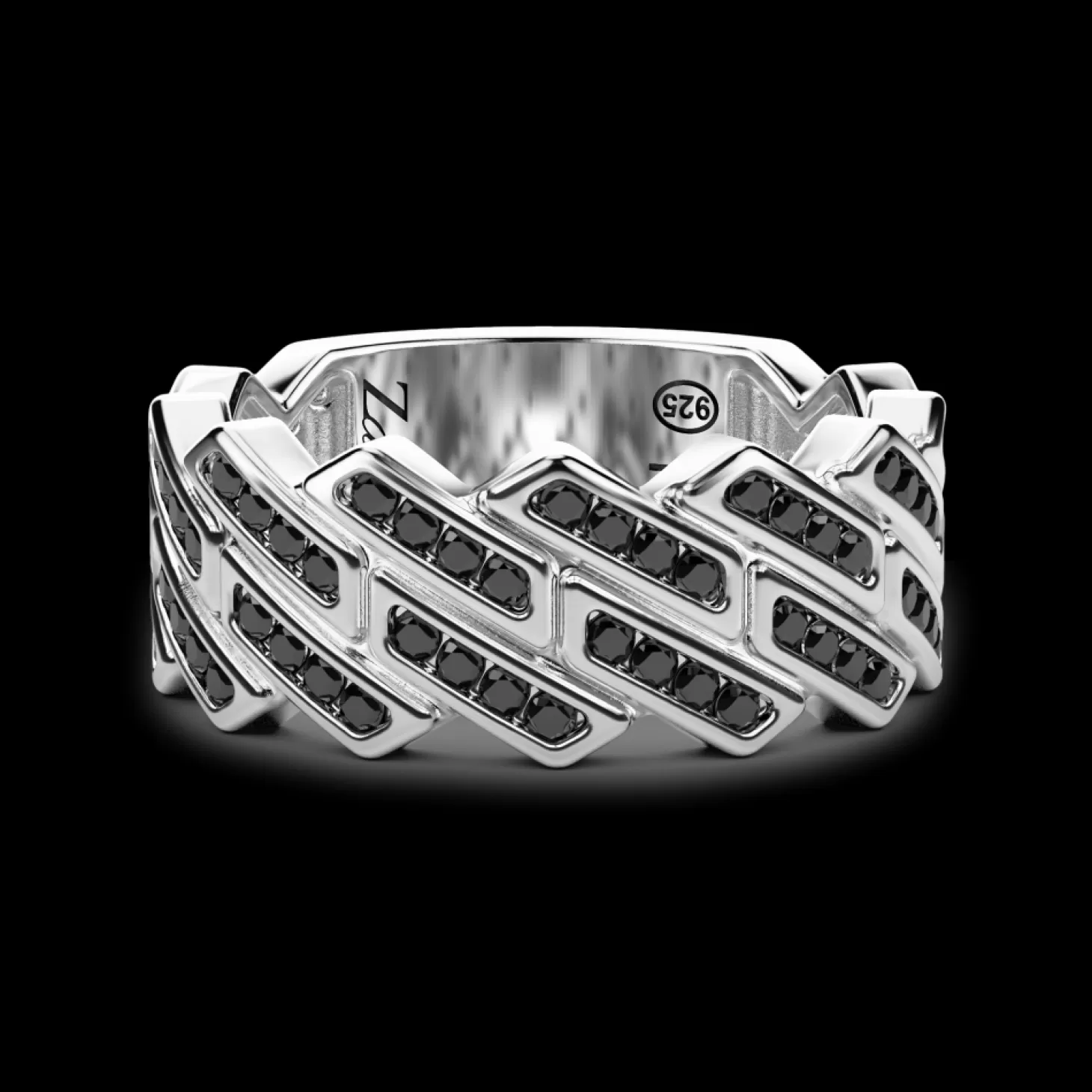 Zancan Gioielli Anello Zancan In Argento A Fede Con Pietre Naturali.> Anelli