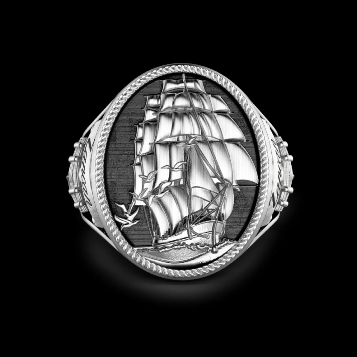 Zancan Gioielli Anello Zancan In Argento Con Finitura Vintage.> Anelli