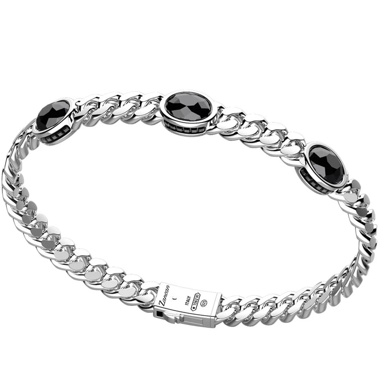 Zancan Gioielli Bracciale A Grumette Zancan In Argento Con Pietre Onice.> Bracciali