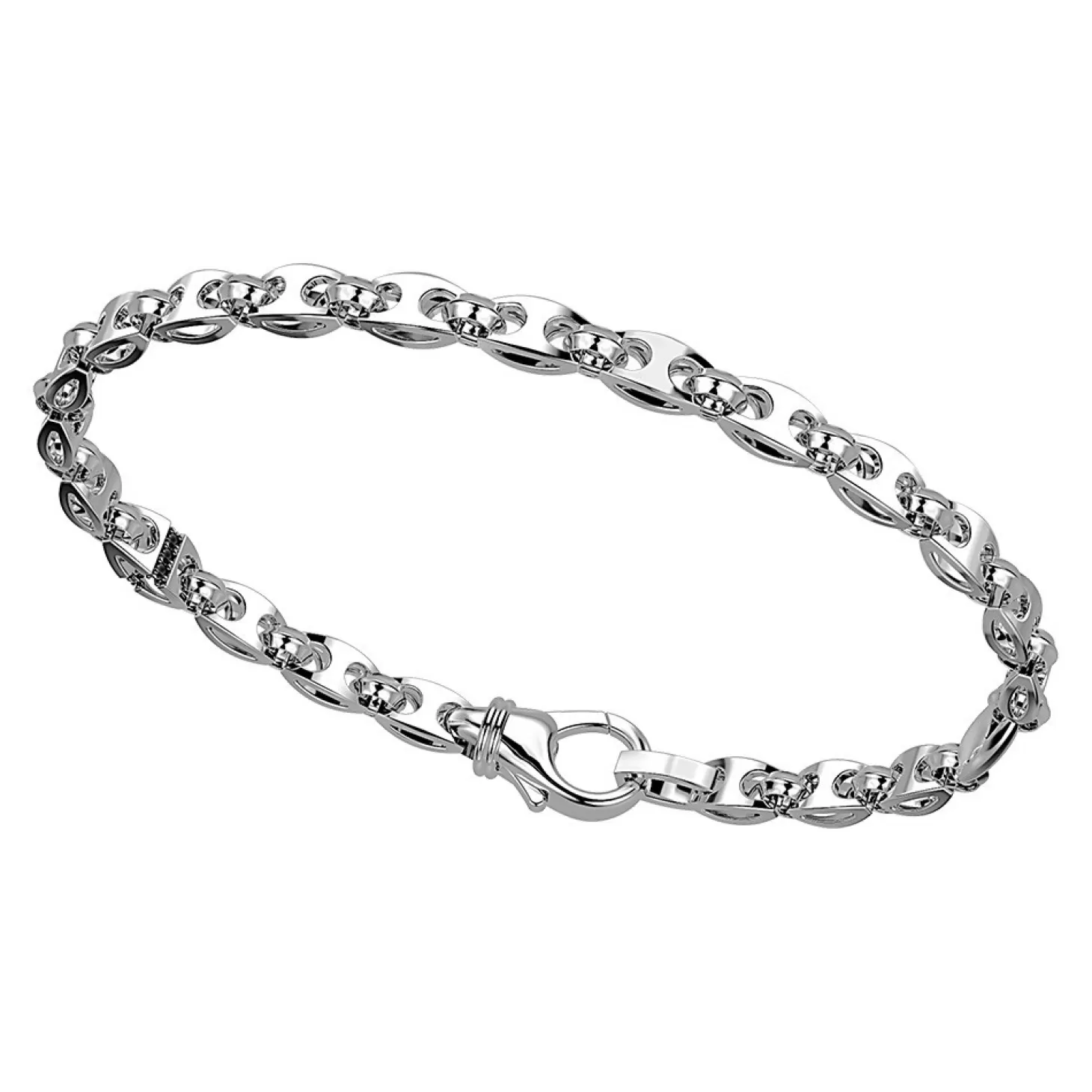 Zancan Gioielli Bracciale Solo Maglia Zancan In Argento> Bracciali