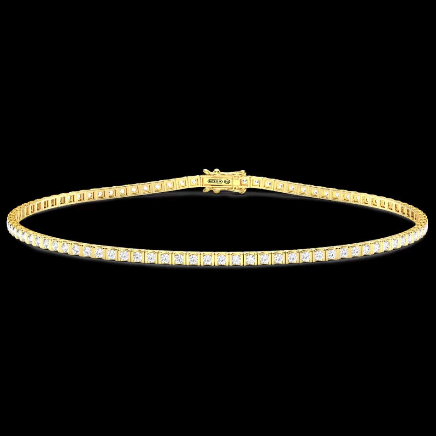 Zancan Gioielli Bracciale Tennis Zancan In Oro 18Kt E Diamanti.> Bracciali