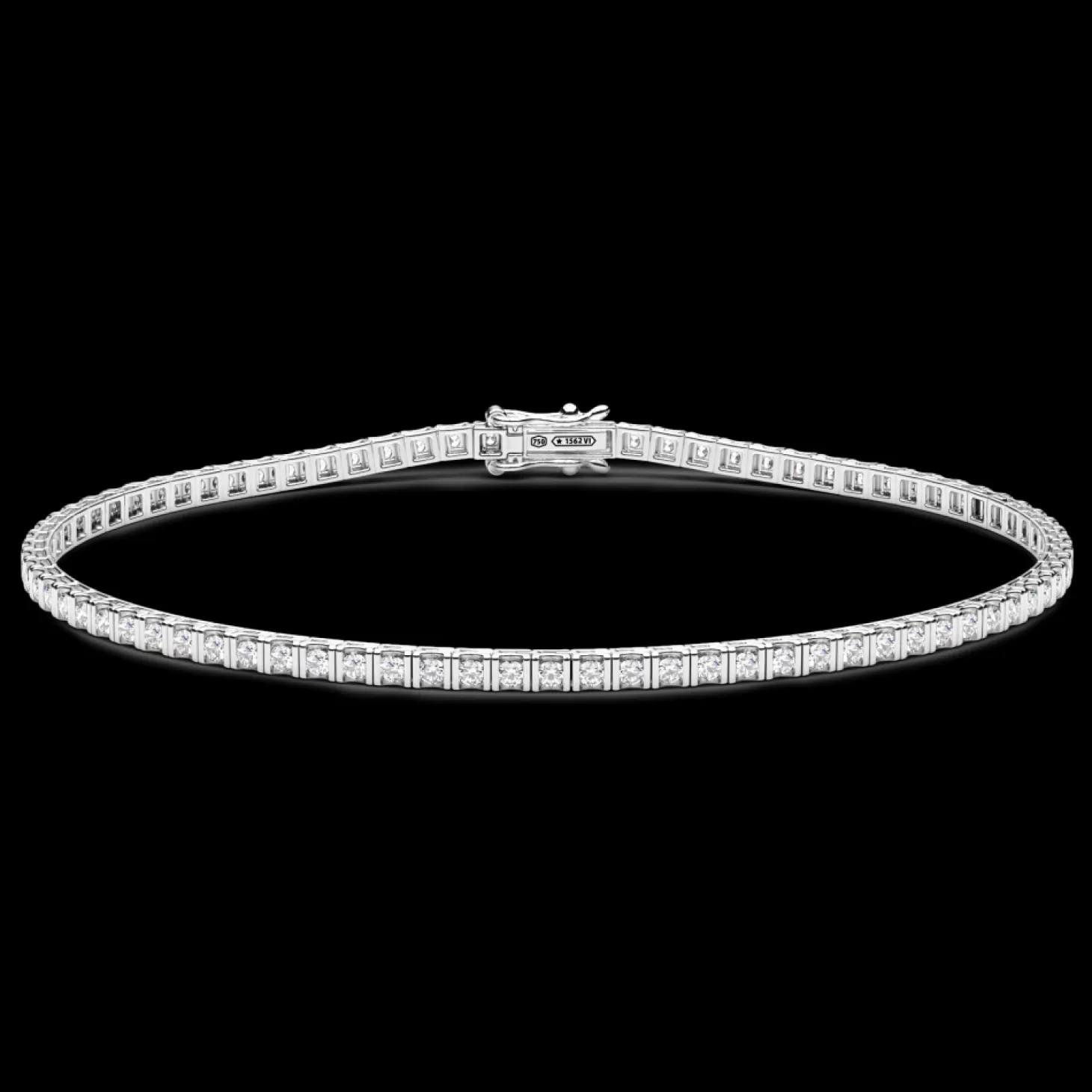 Zancan Gioielli Bracciale Tennis Zancan In Oro 18Kt E Diamanti.> Bracciali