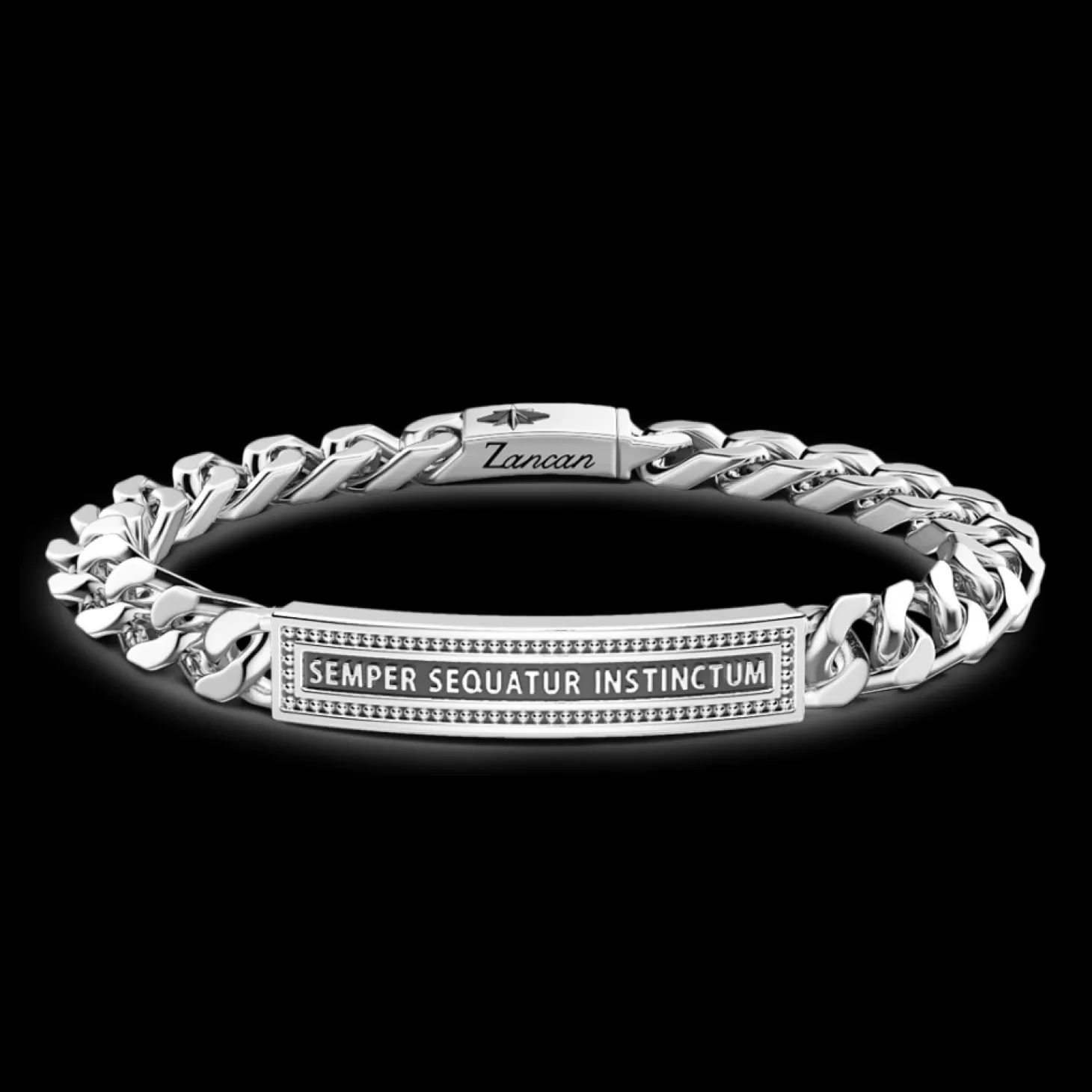 Zancan Gioielli Bracciale Zancan A Grumette In Argento Con Targa.> Bracciali