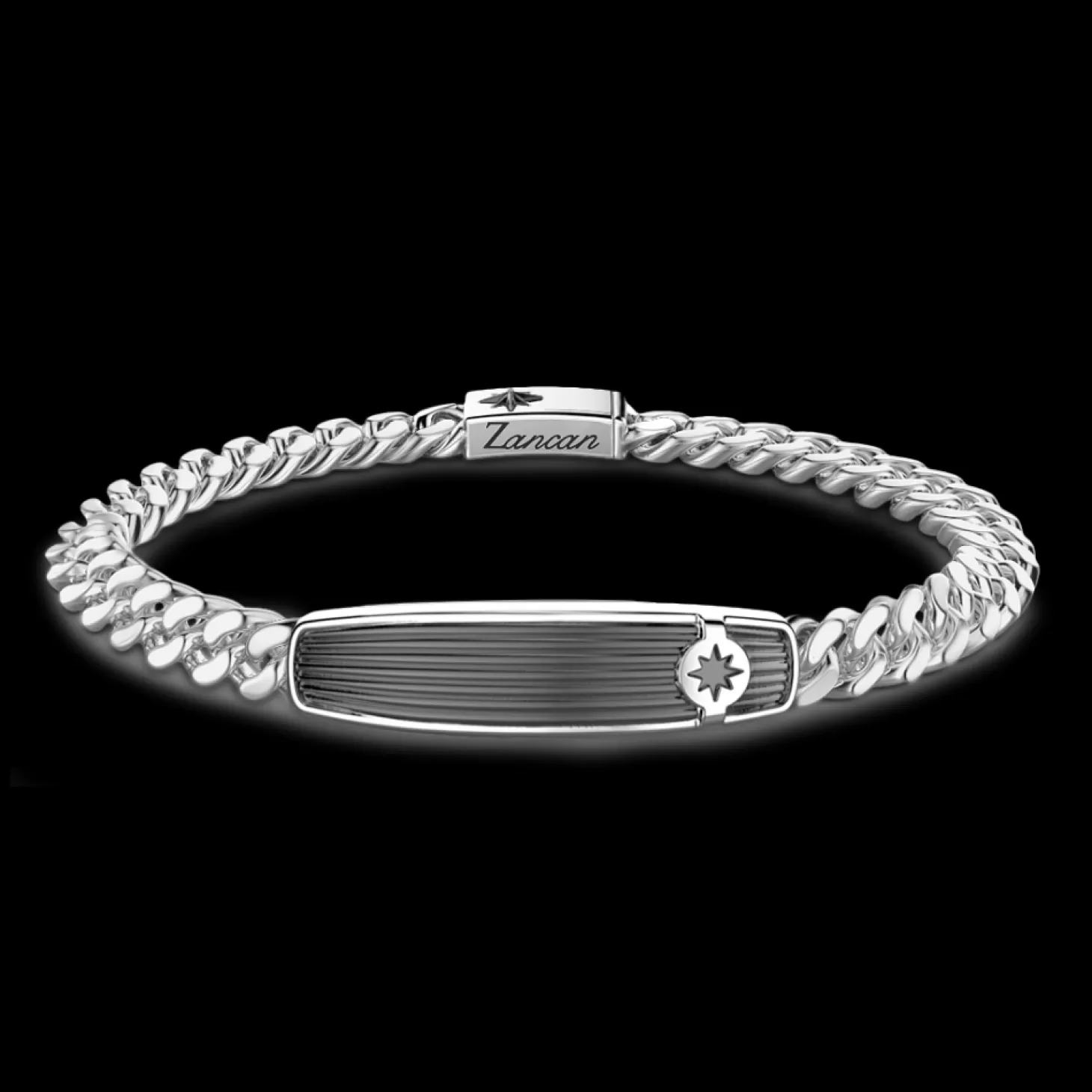 Zancan Gioielli Bracciale Zancan A Grumette In Argento Con Targa.> Bracciali