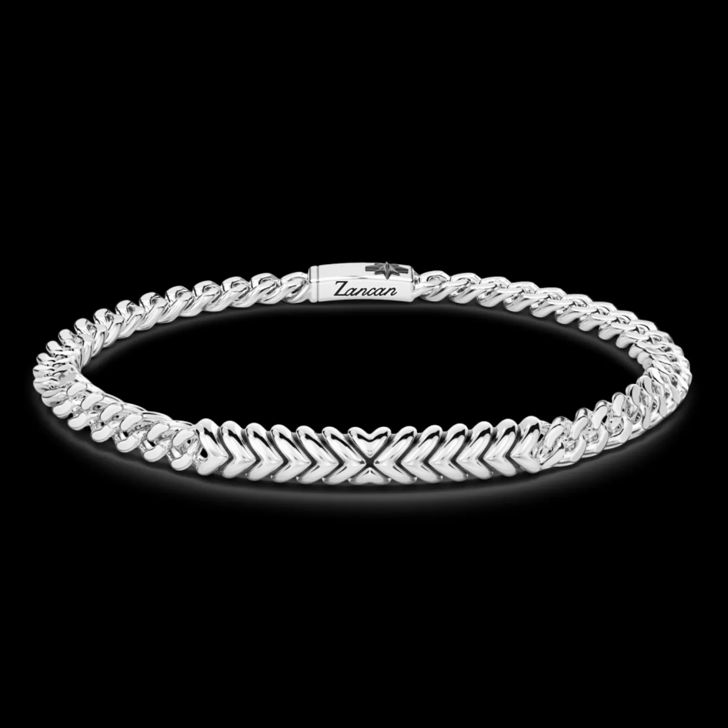 Zancan Gioielli Bracciale Zancan A Grumette In Argento Con Targa.> Bracciali