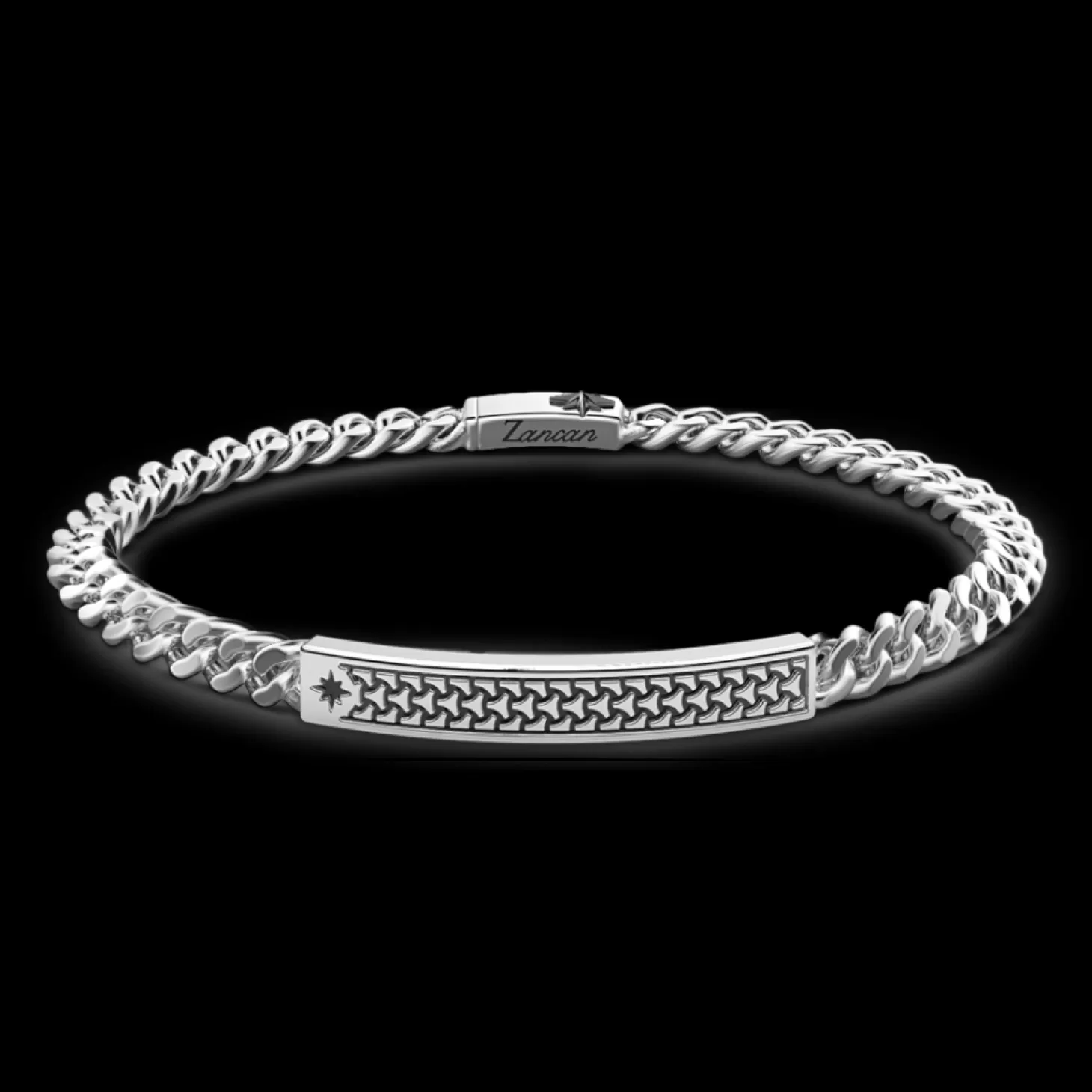 Zancan Gioielli Bracciale Zancan A Grumette In Argento Con Targa.> Bracciali