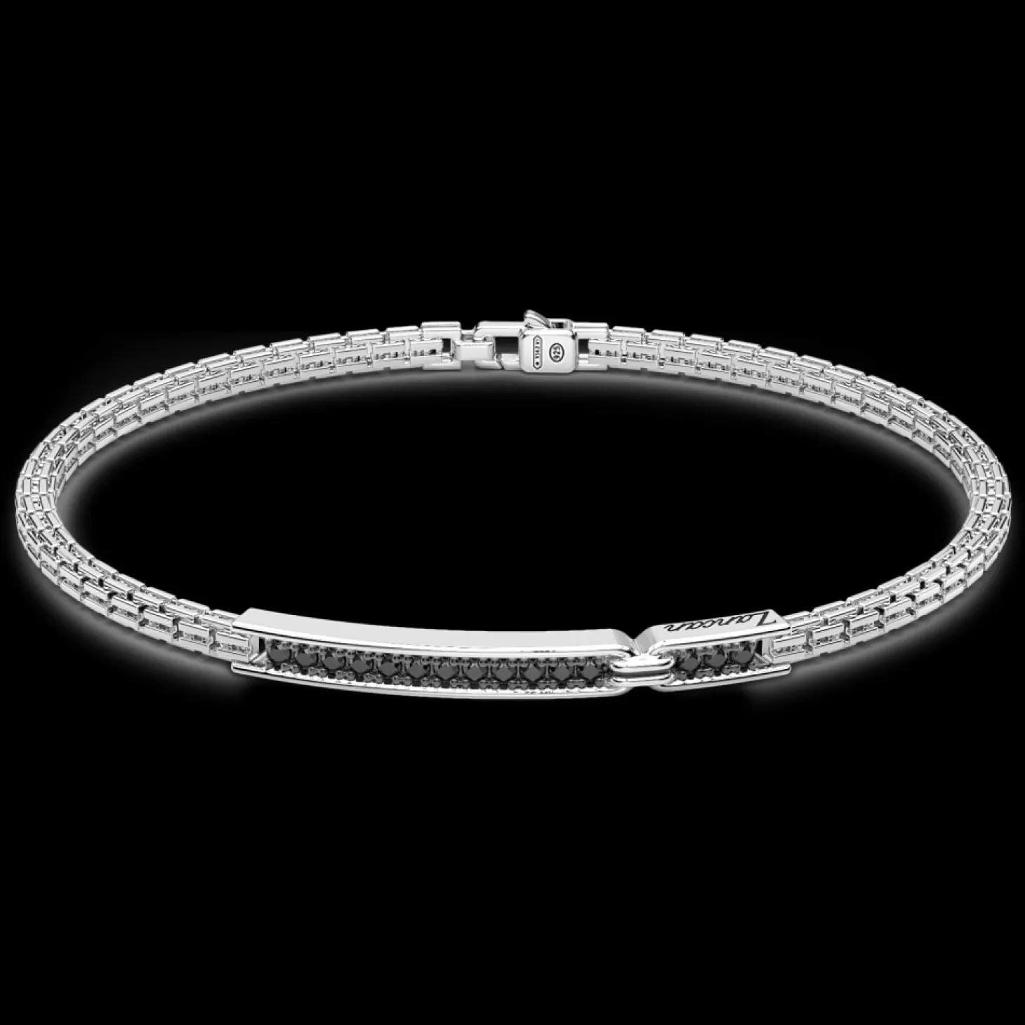 Zancan Gioielli Bracciale Zancan In Argento Con Pietre Nere.> Bracciali