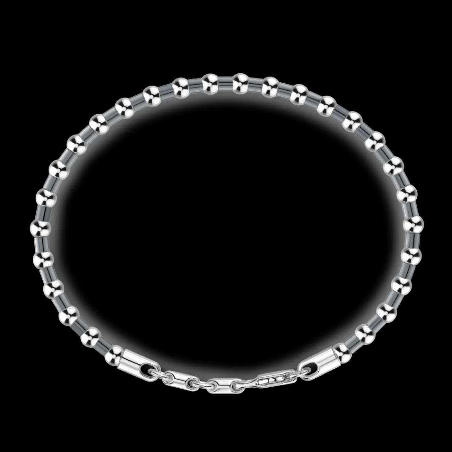 Zancan Gioielli Bracciale Zancan Morbido In Argento A Sfere.> Bracciali