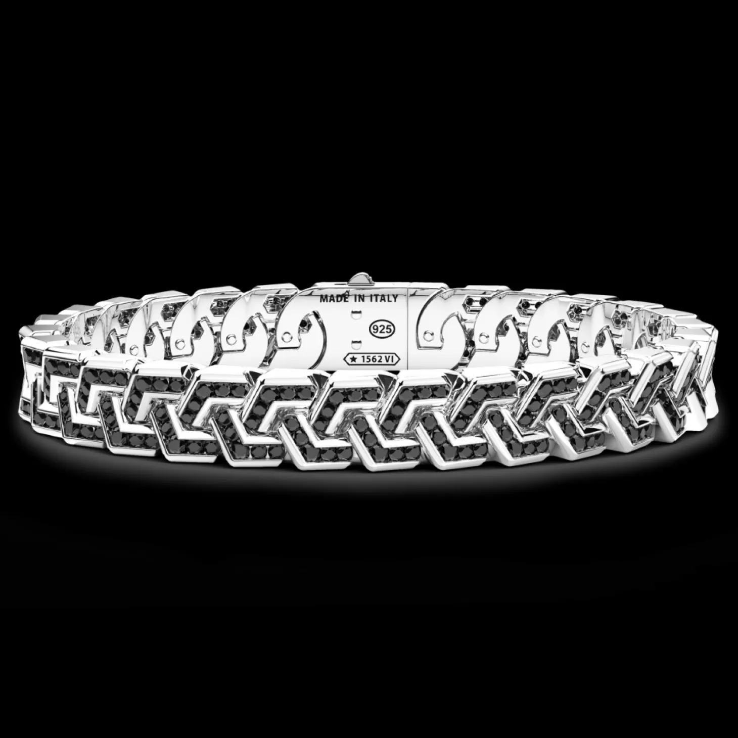 Zancan Gioielli Bracciale Zancan Solo Maglia In Argento Con Pietre.> Bracciali