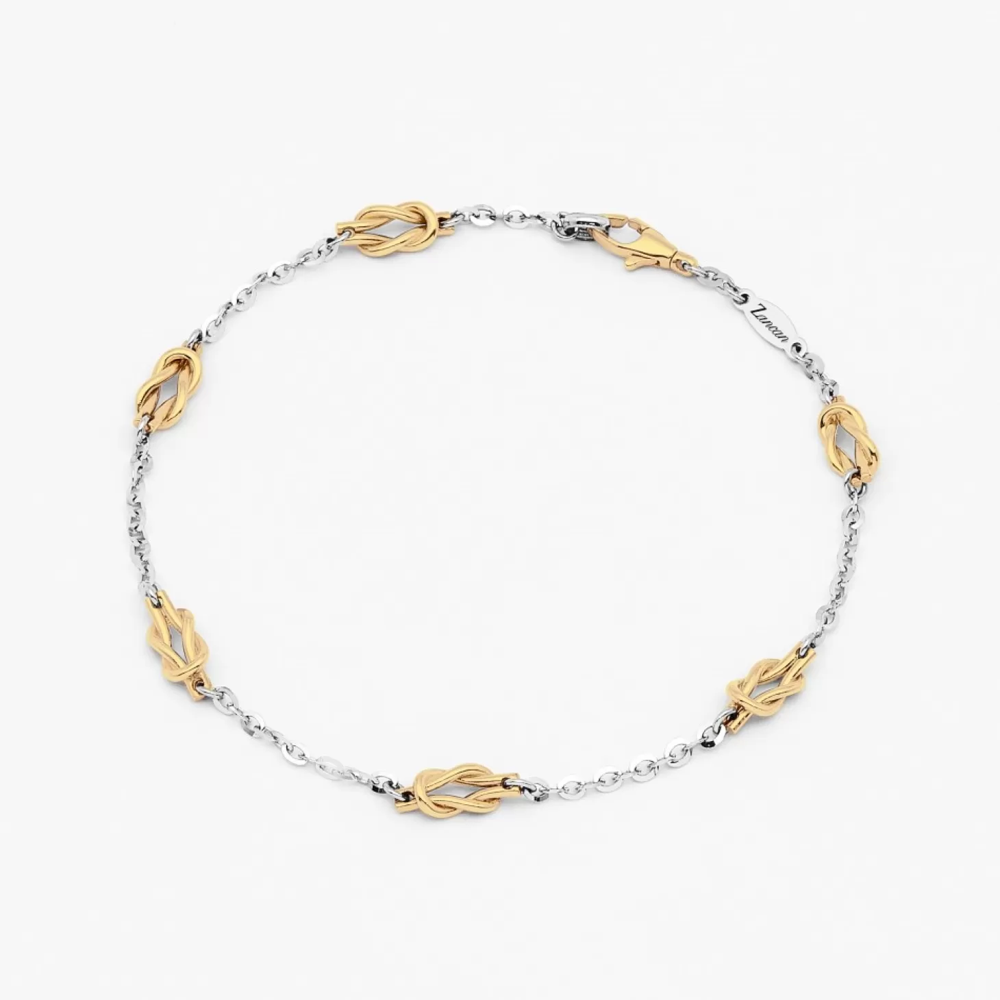 Zancan Gioielli Braccialezancan In Oro Bianco E Nodo Nautico> Bracciali