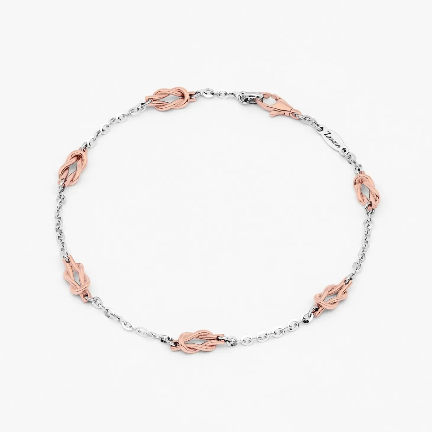 Zancan Gioielli Braccialezancan In Oro Bianco E Nodo Nautico> Bracciali