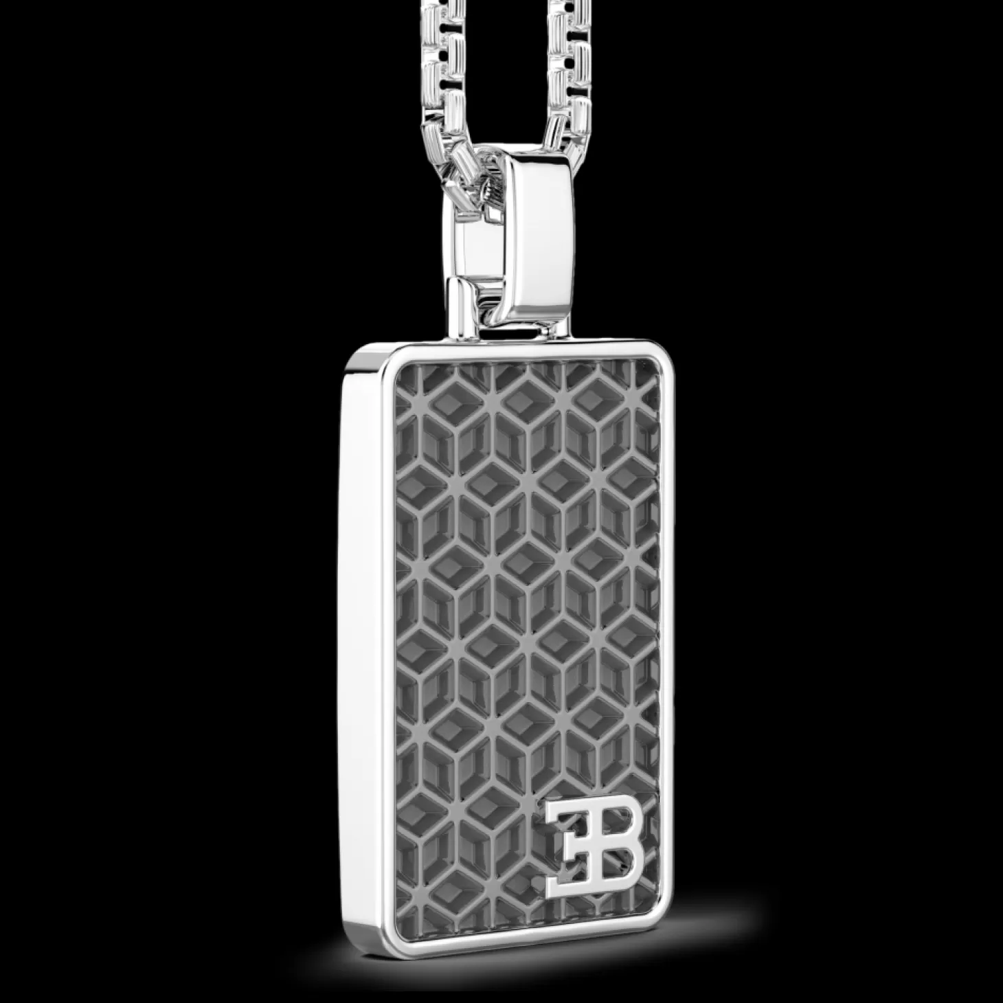 Zancan Gioielli Collana Bugatti Con Targa In Argento.> Collane
