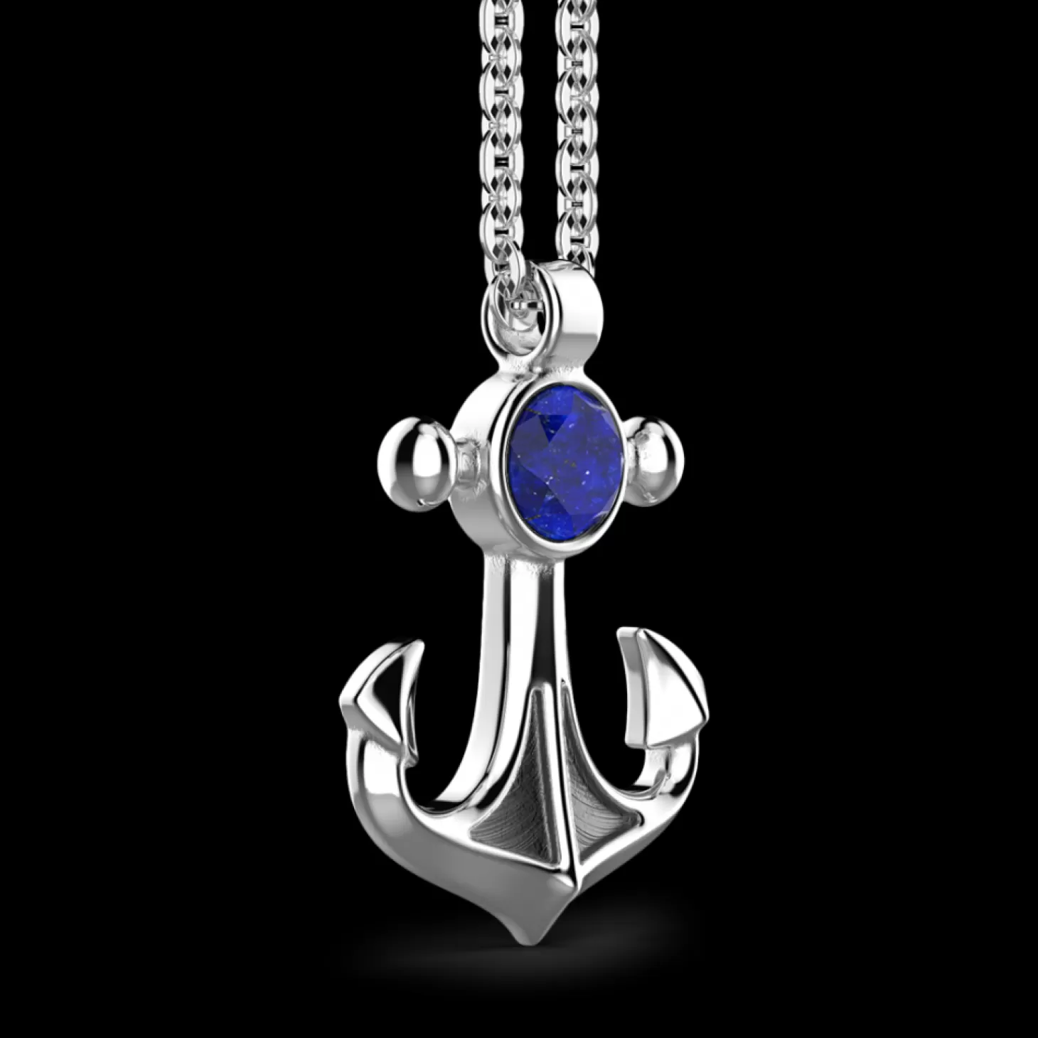 Zancan Gioielli Collana Con Pendente Ad Ancora Con Lapis Naturale> Collane