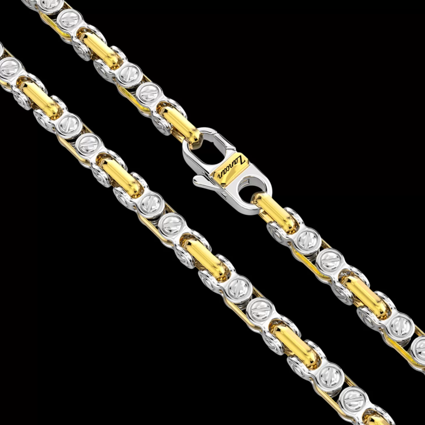 Zancan Gioielli Collana Da Uomo Zancan A Catena In Argento E Oro 18K.> Collane