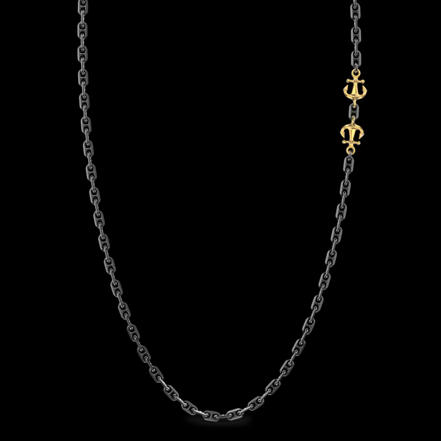 Zancan Gioielli Collana In Argento Con Ancore.> Collane