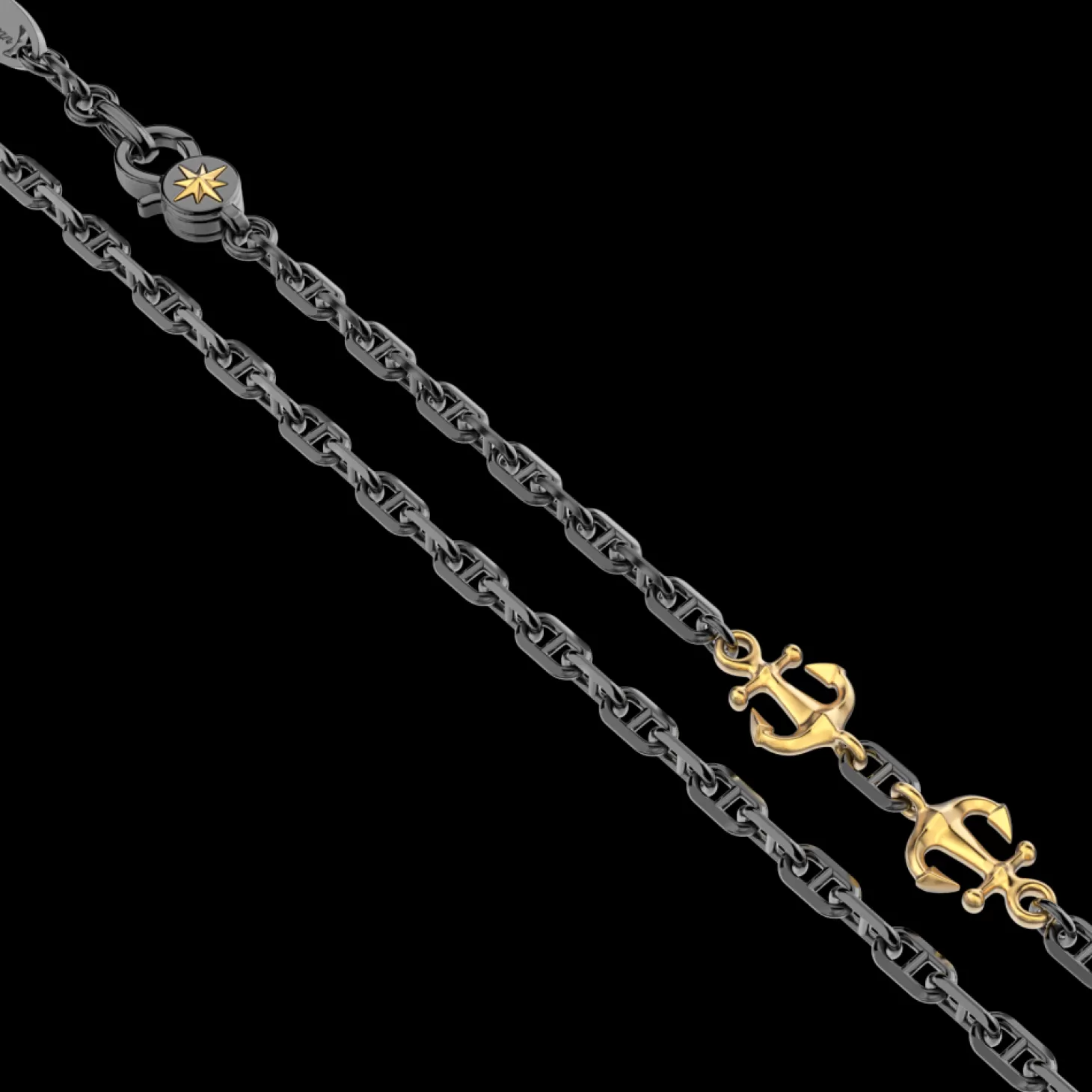 Zancan Gioielli Collana In Argento Con Ancore.> Collane