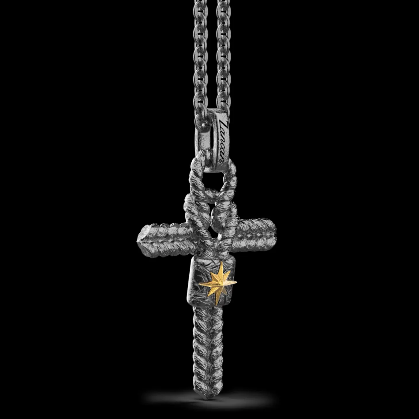 Zancan Gioielli Collana In Argento Con Croce E Nodo Piccolo.> Collane