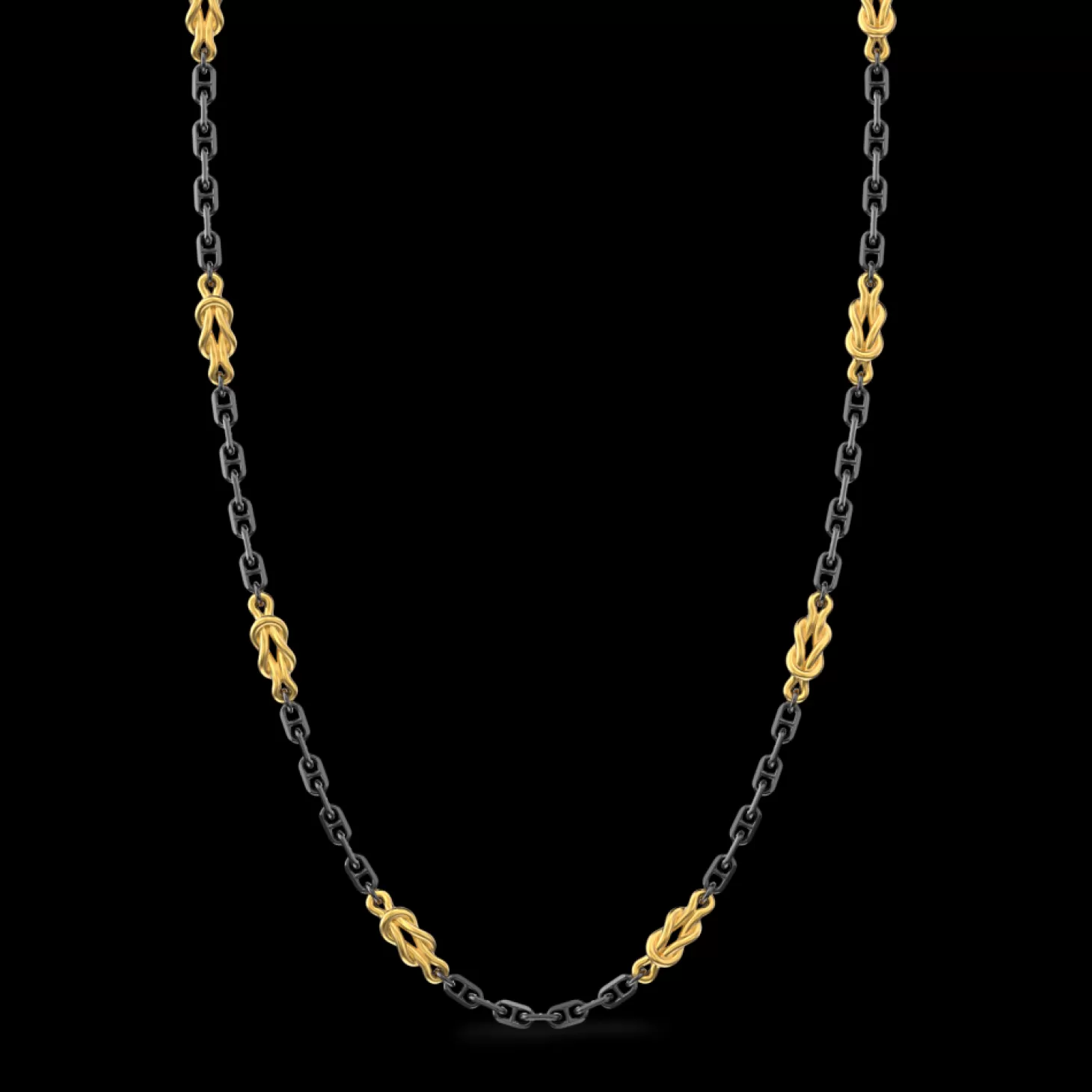 Zancan Gioielli Collana In Argento Con Nodi Marini.> Collane