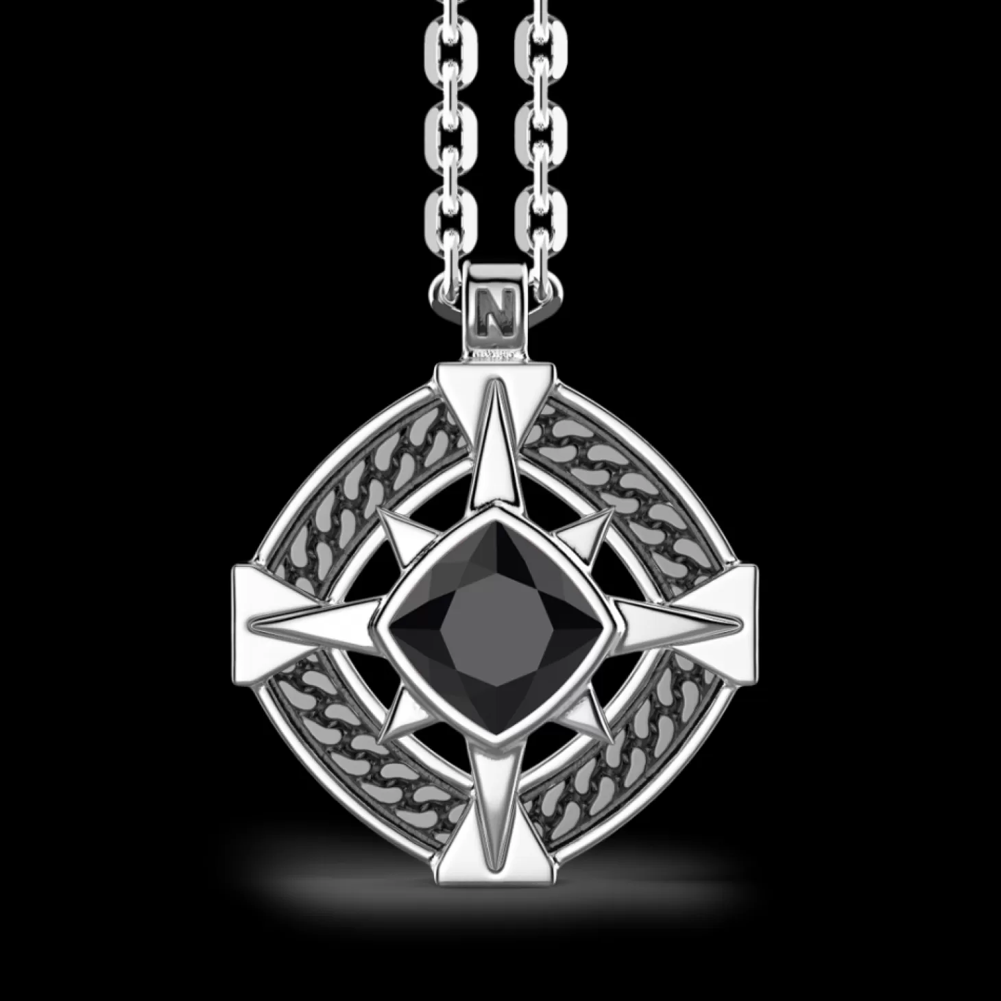 Zancan Gioielli Collana In Argento Con Onice Sul Pendente.> Collane