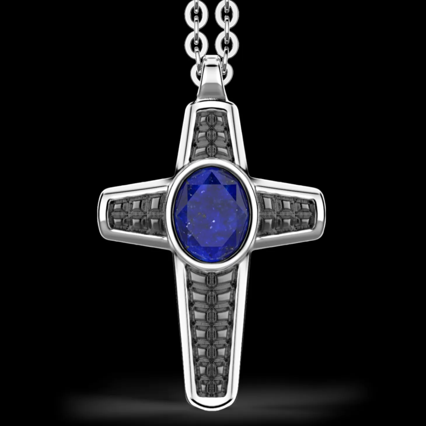 Zancan Gioielli Collana In Argento Con Pendente A Croce E Lapis.> Collane
