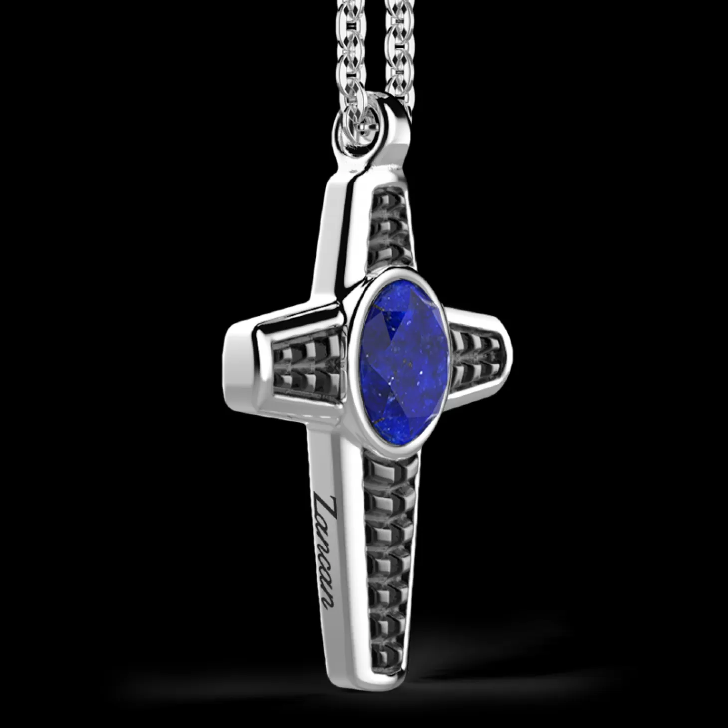 Zancan Gioielli Collana In Argento Con Pendente A Croce E Lapis.> Collane