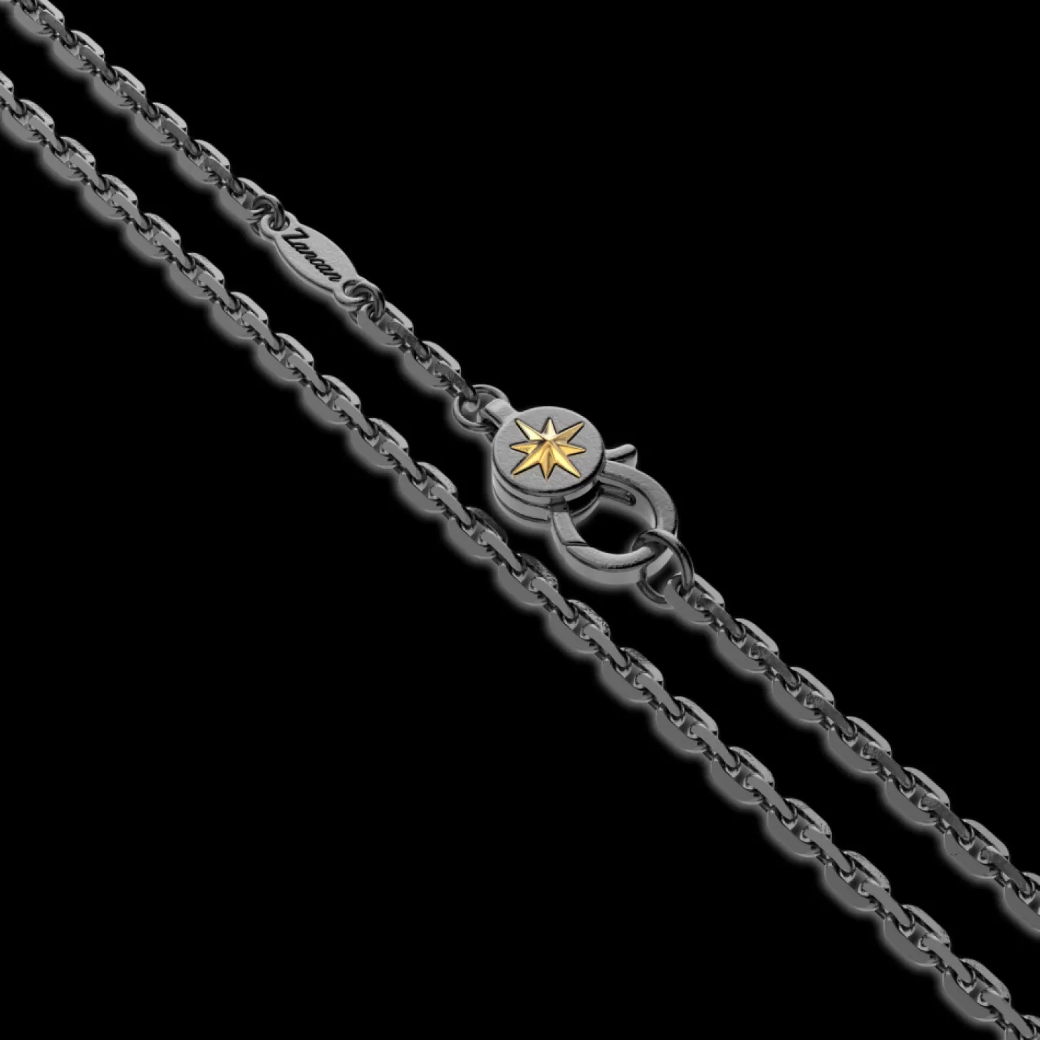 Zancan Gioielli Collana Zancan In Argento Brunito Con Pendente Raffigurante Le Onde Del Mare.> Collane