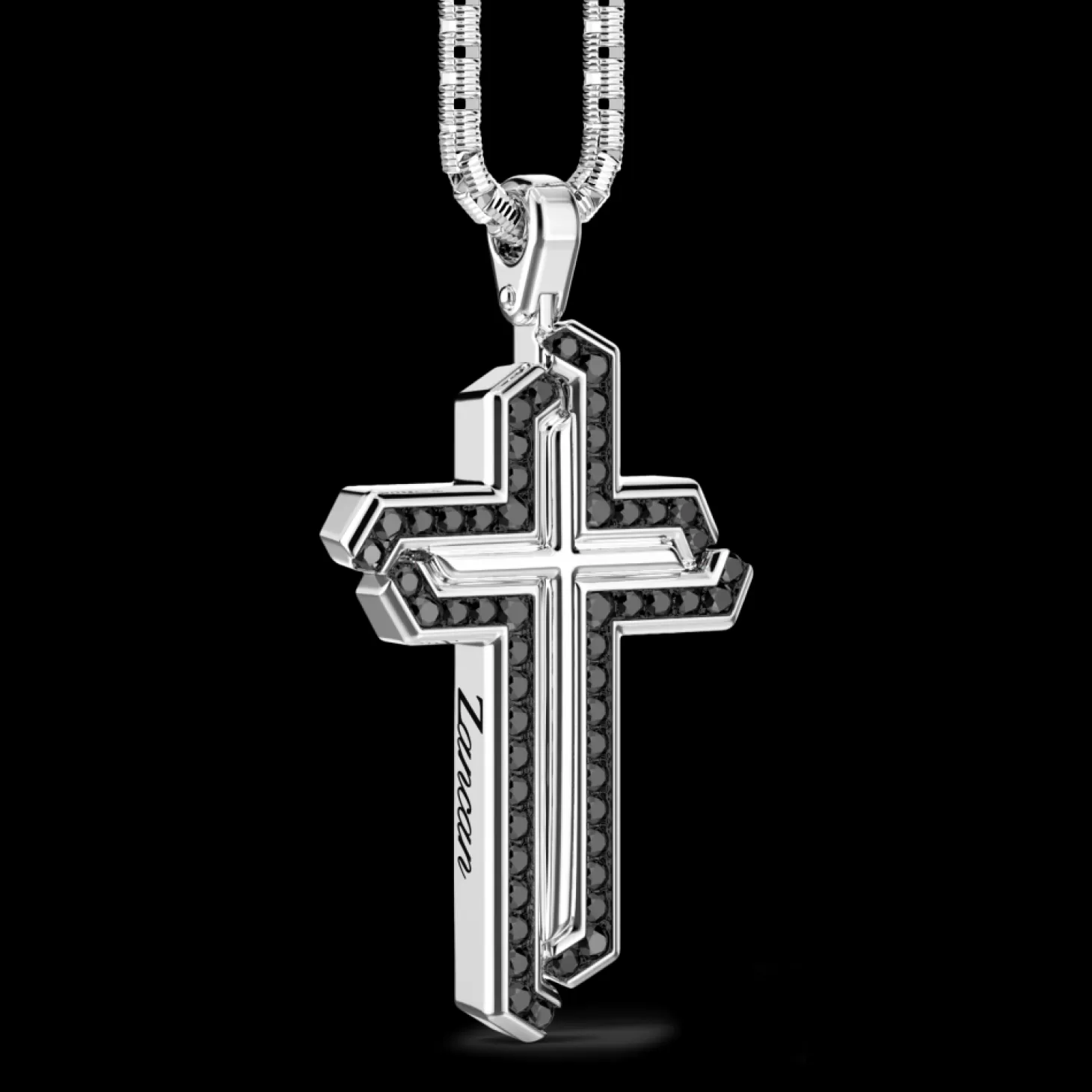 Zancan Gioielli Collana Zancan In Argento Con Pendente A Croce E Pietre.> Collane