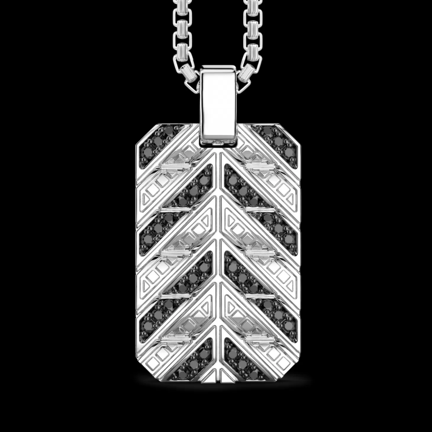 Zancan Gioielli Collana Zancan In Argento Con Pendente A Targa E Pietre.> Collane