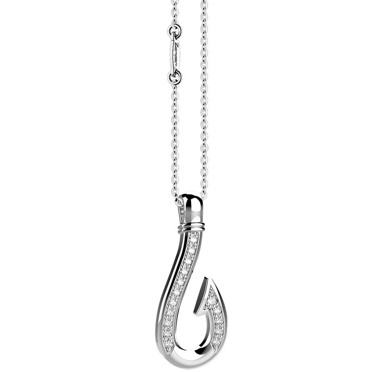 Zancan Gioielli Collana Zancan In Argento Con Pendente Ad Amo Con Pietre.> Collane