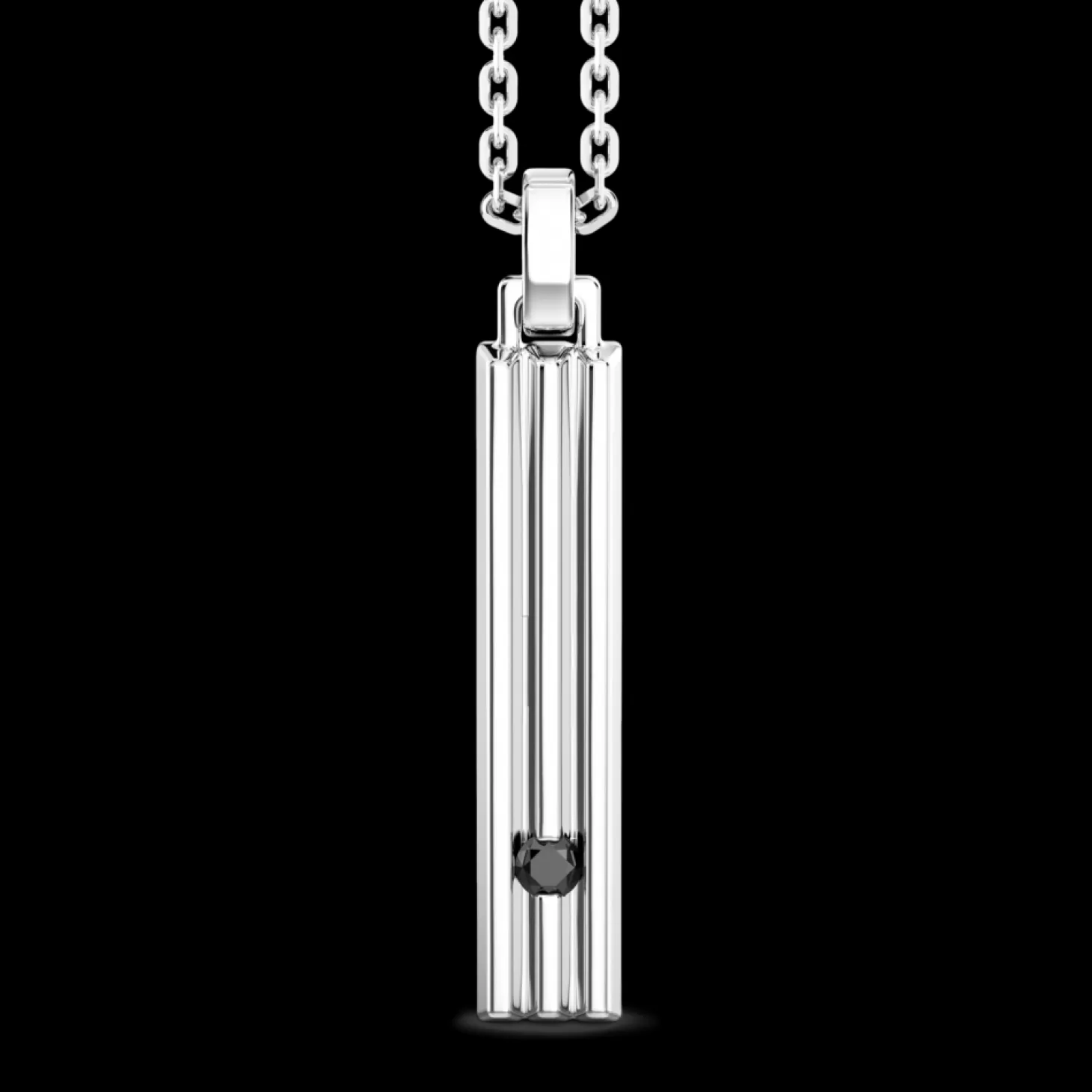 Zancan Gioielli Collana Zancan In Argento Con Pendete A Targa Verticale.> Collane