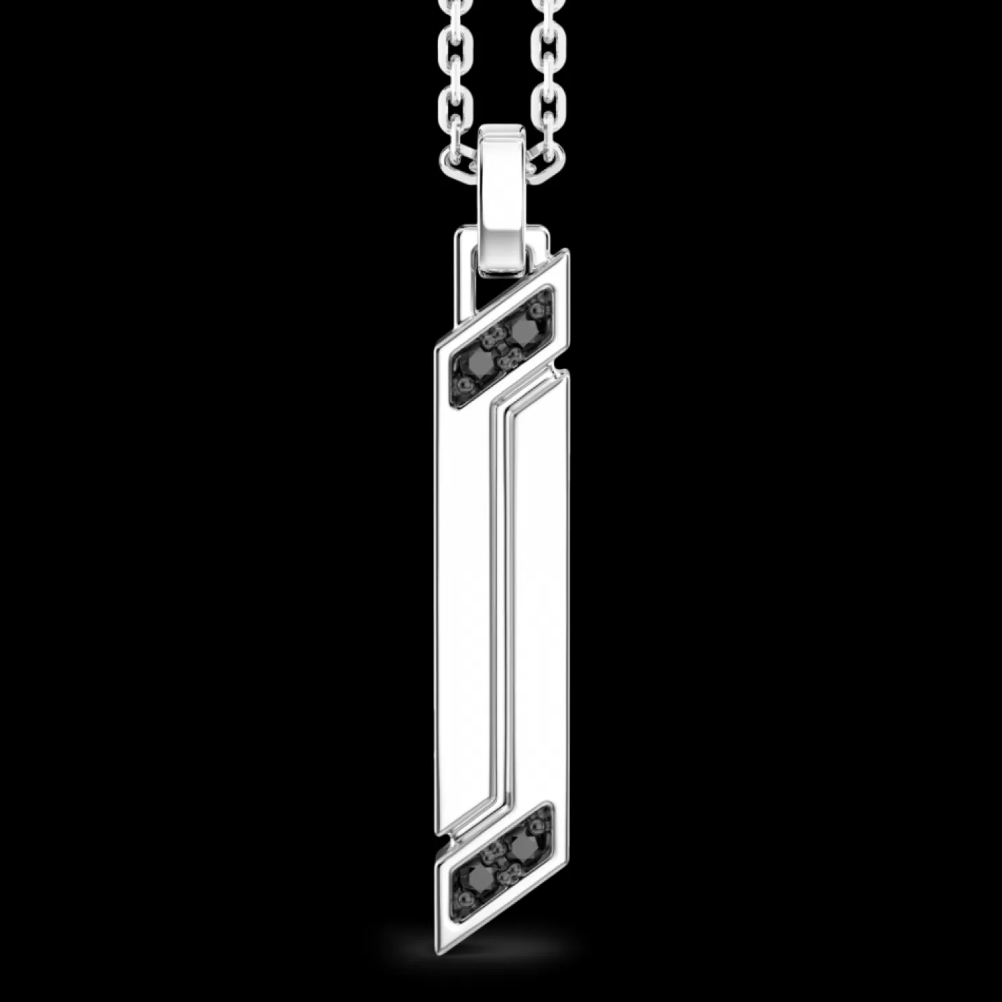 Zancan Gioielli Collana Zancan In Argento Con Pendete A Targa Verticale.> Collane