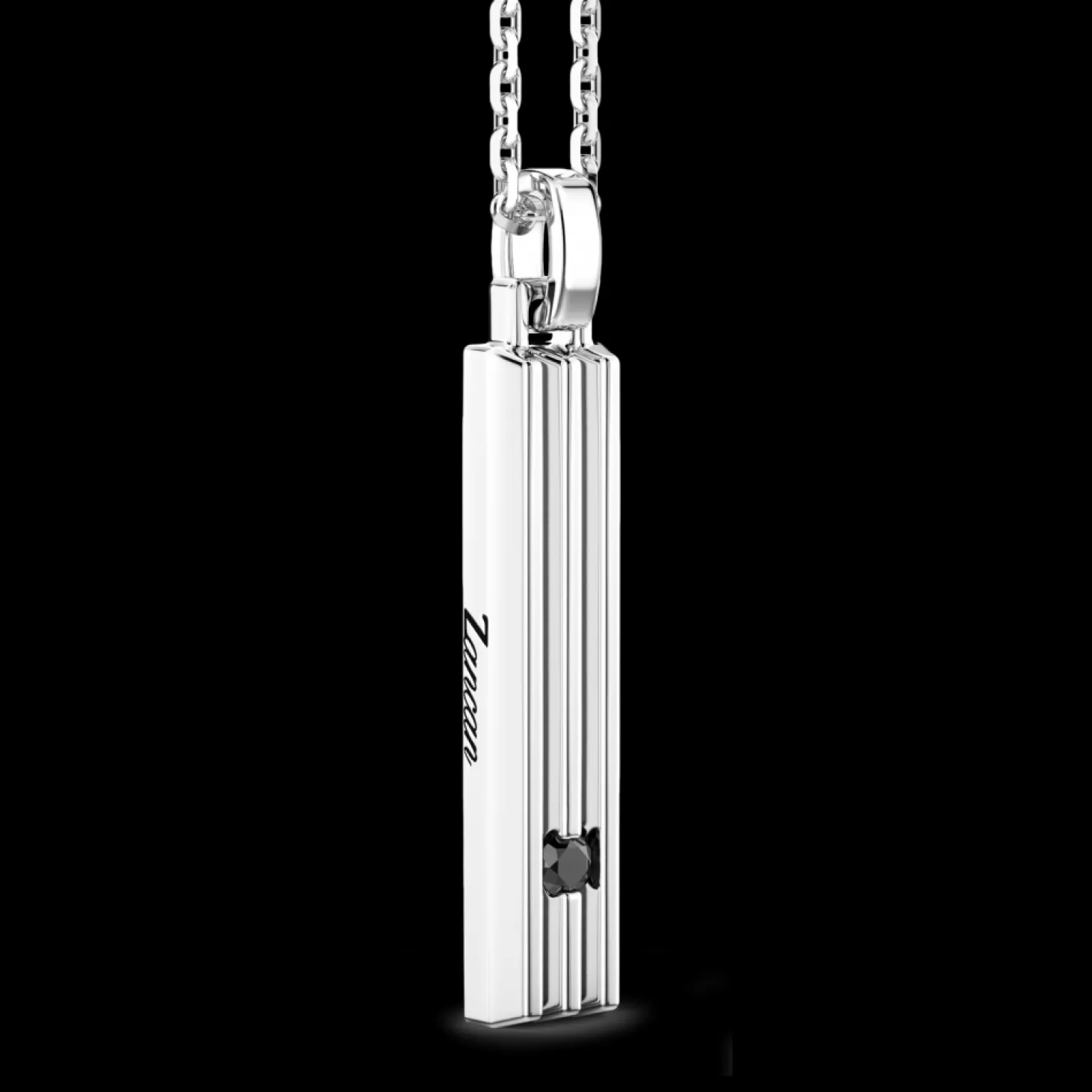 Zancan Gioielli Collana Zancan In Argento Con Pendete A Targa Verticale.> Collane