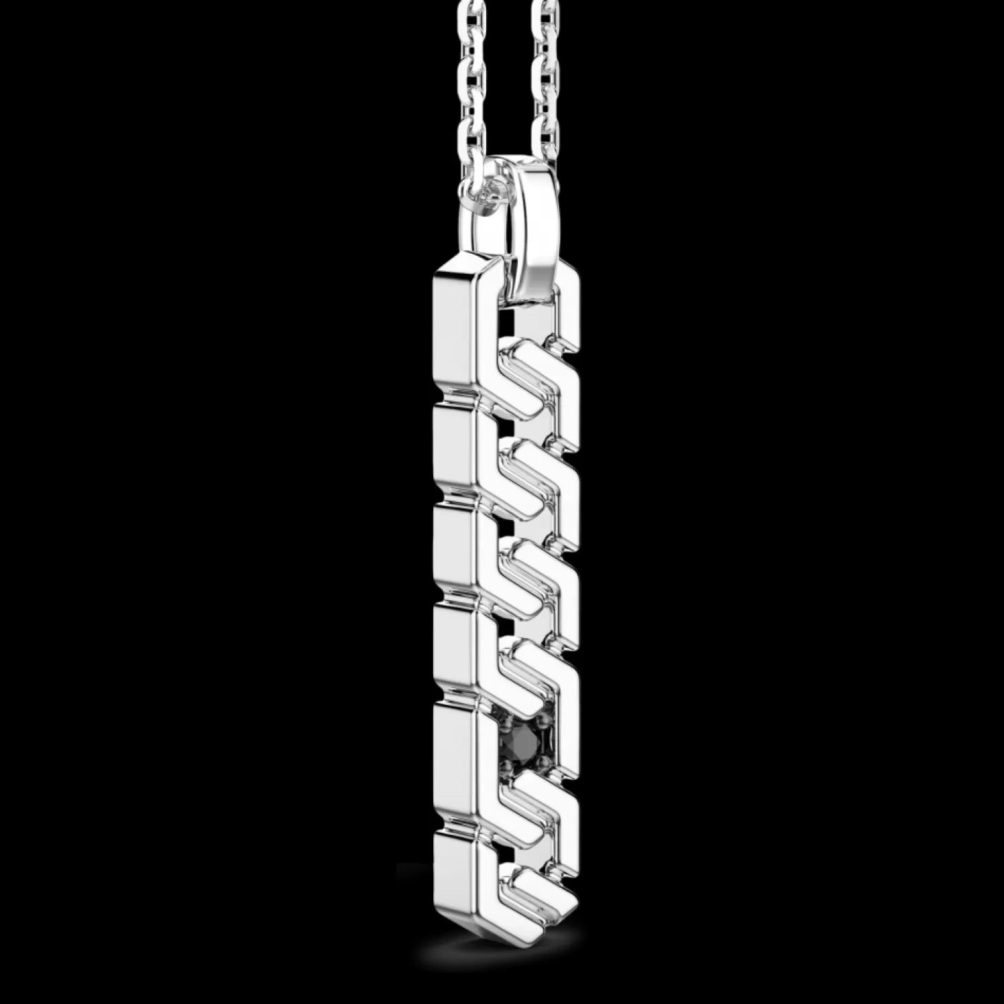 Zancan Gioielli Collana Zancan In Argento Con Pendete A Targa Verticale.> Collane