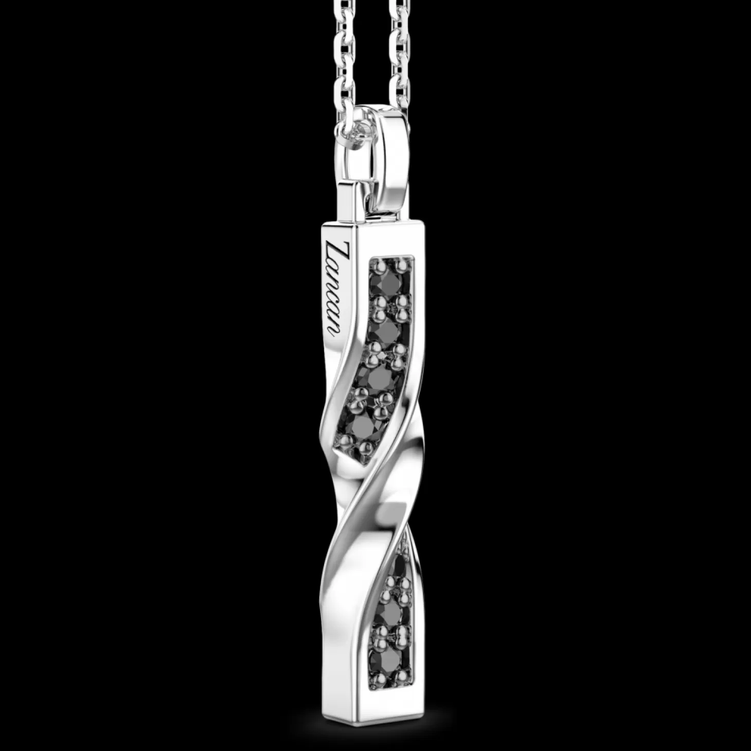 Zancan Gioielli Collana Zancan In Argento Con Pendete A Targa Verticale.> Collane