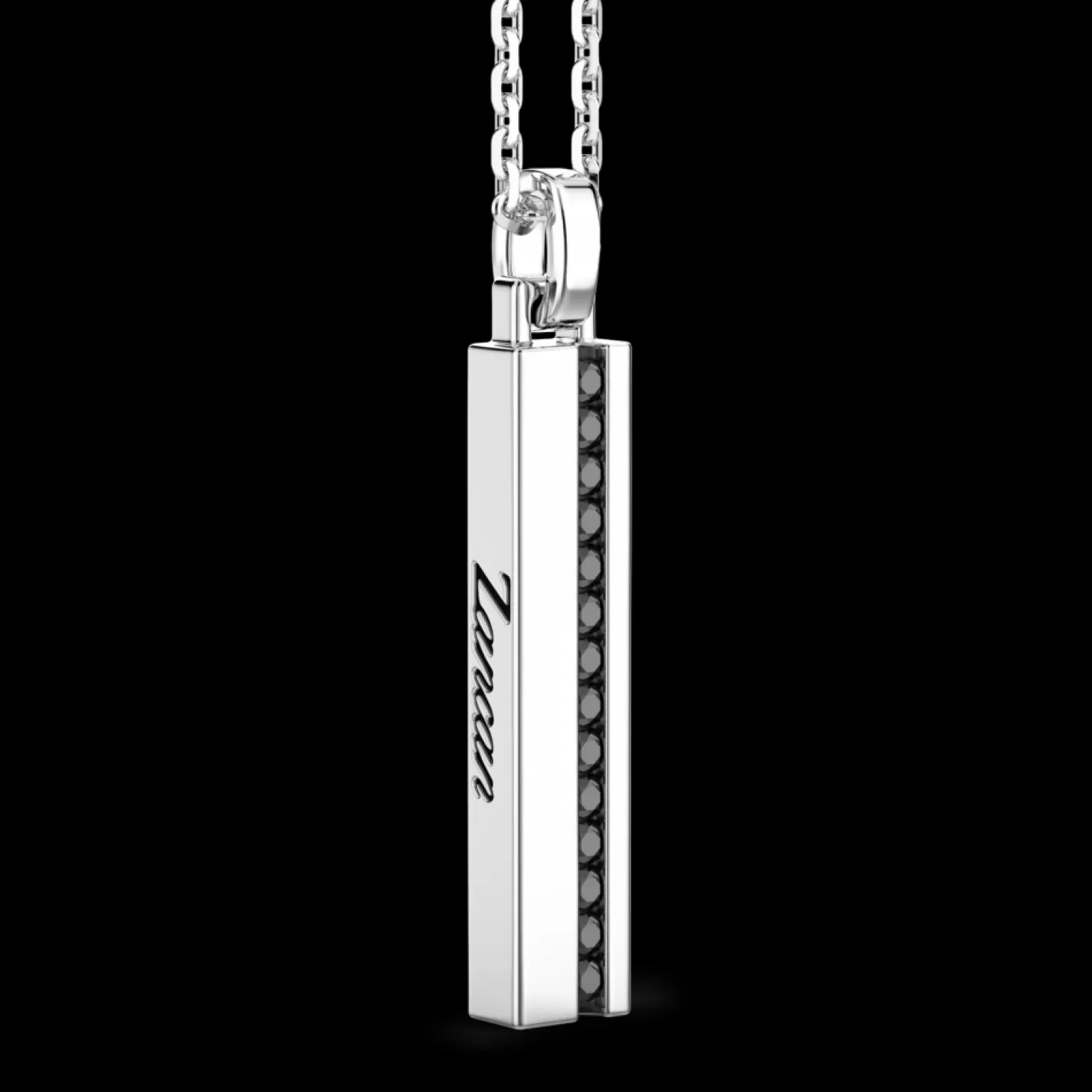 Zancan Gioielli Collana Zancan In Argento Con Pendete A Targa Verticale.> Collane