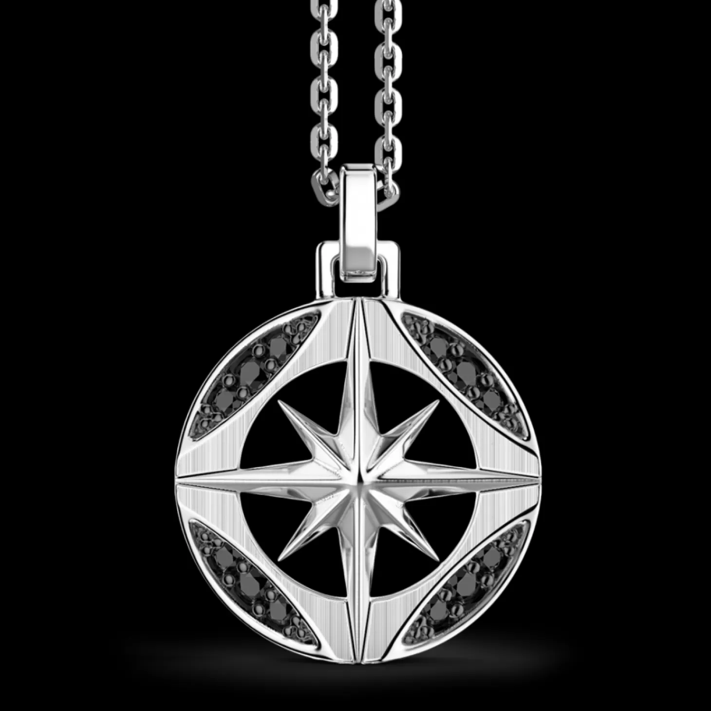 Zancan Gioielli Collana Zancan In Argento Con Pietre Nere.> Collane