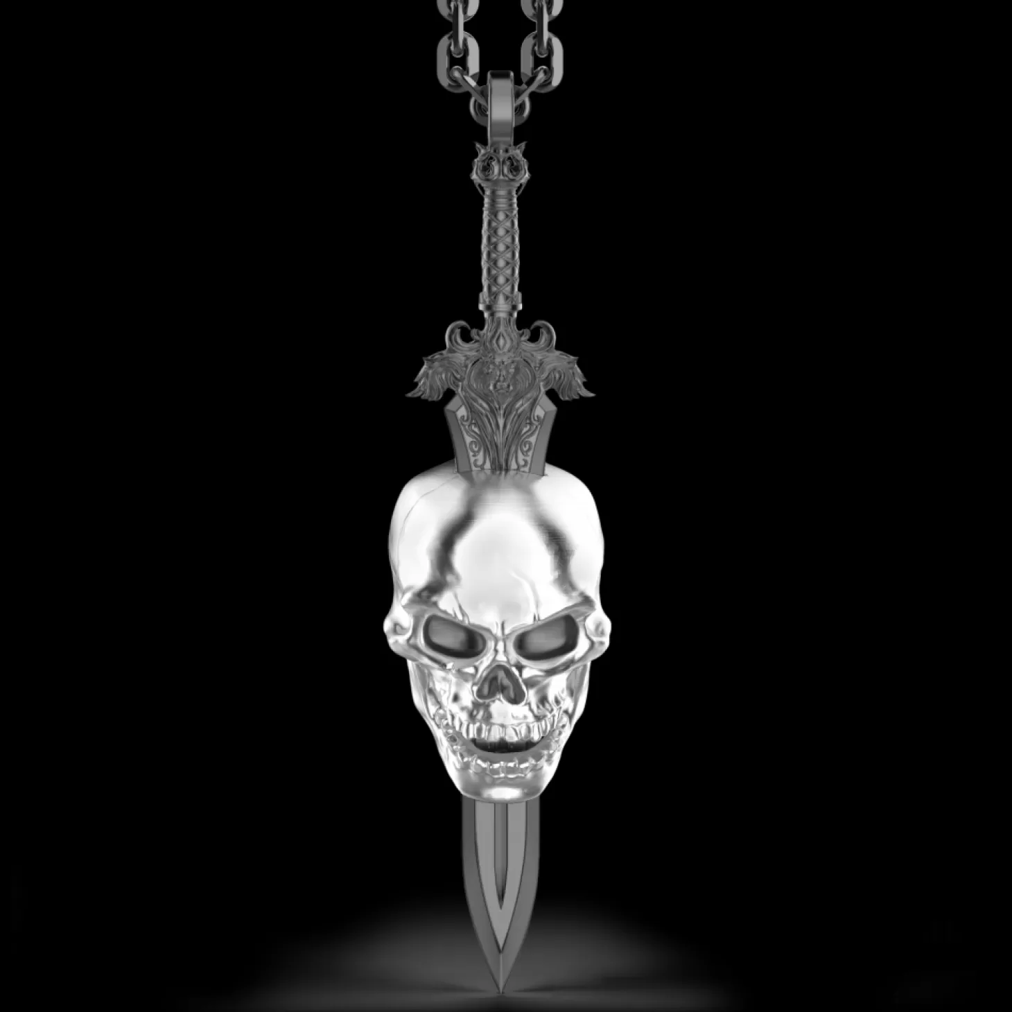 Zancan Gioielli Collana Zancan In Argento Con Teschio.> Collane