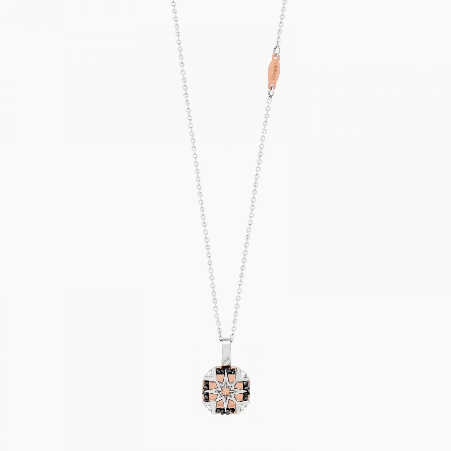 Zancan Gioielli Collanazancan In Oro Bianco Con Iconica Rosa Dei Venti .> Collane