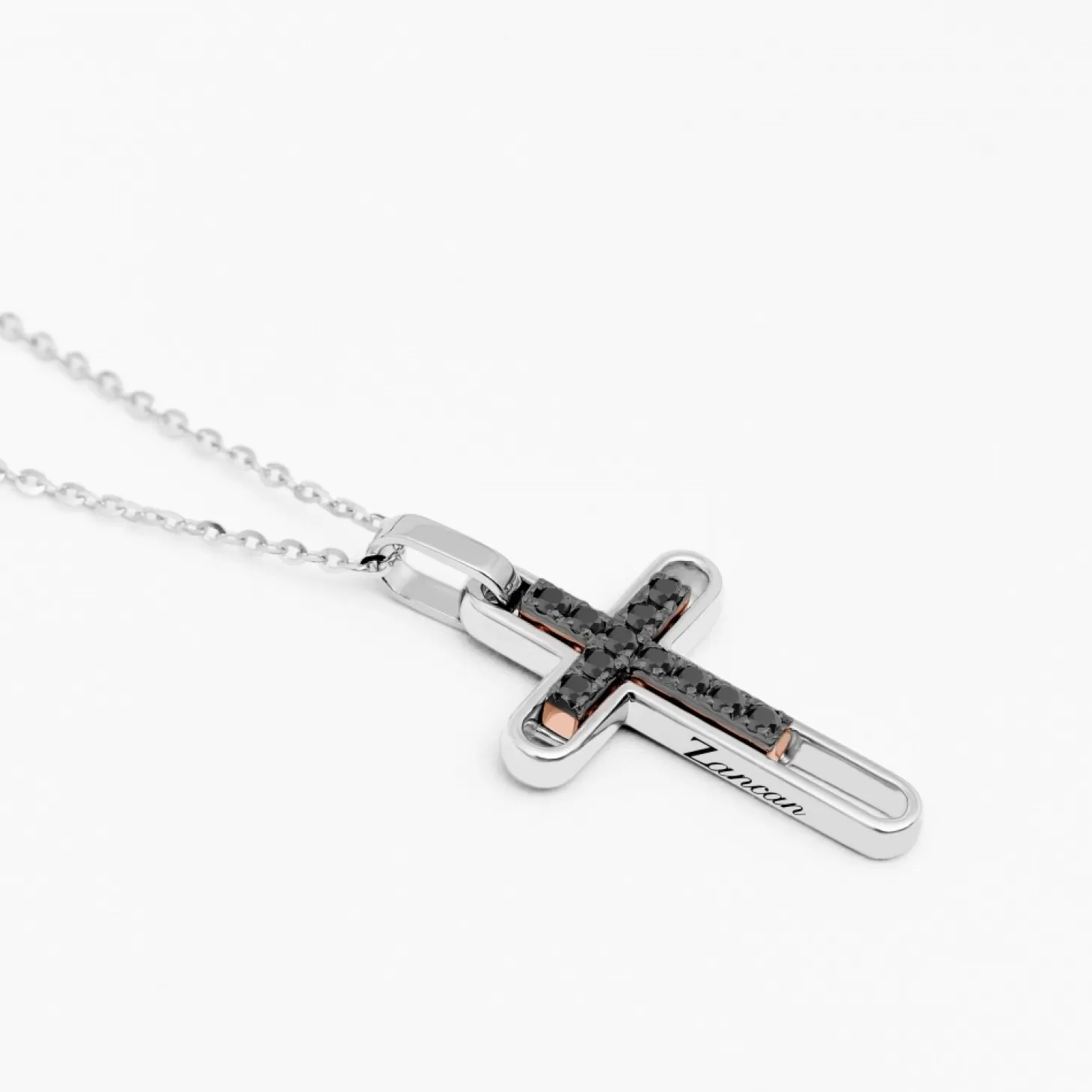 Zancan Gioielli Collanazancan In Oro Con Croce E Diamanti.> Collane