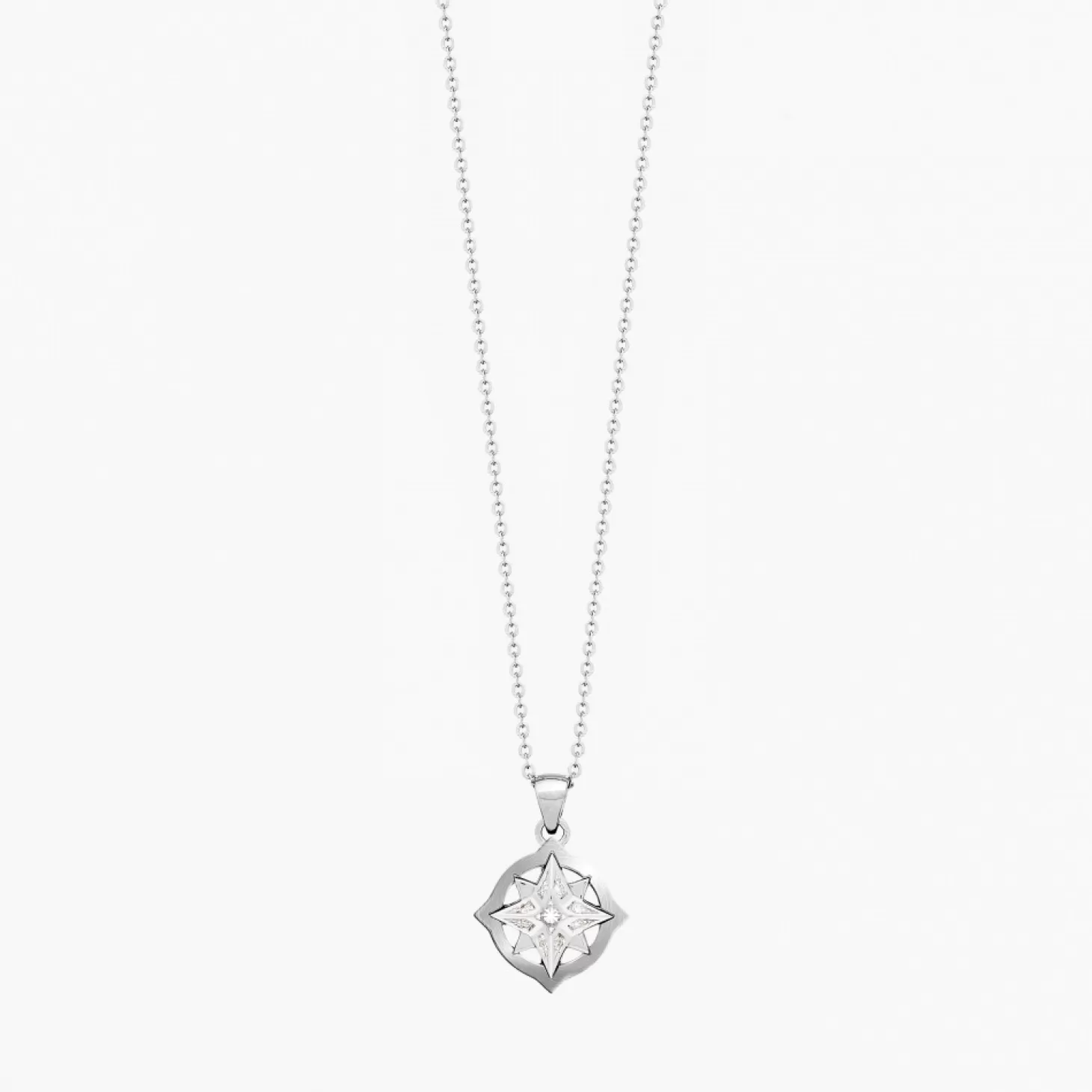 Zancan Gioielli Collanazancan In Oro Con Pendente Rosa Dei Venti E Diamanti.> Collane