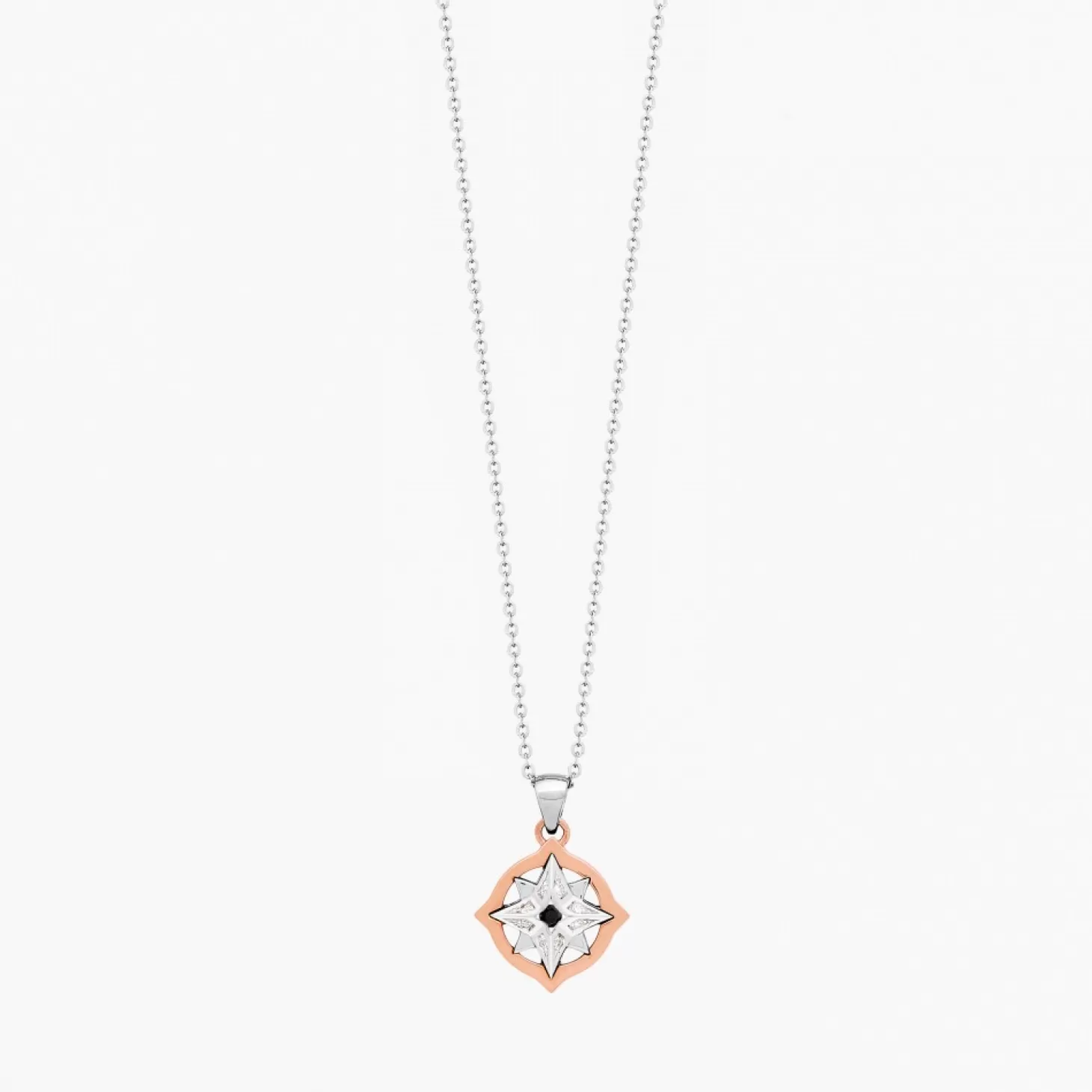 Zancan Gioielli Collanazancan In Oro Con Pendente Rosa Dei Venti E Diamanti.> Collane