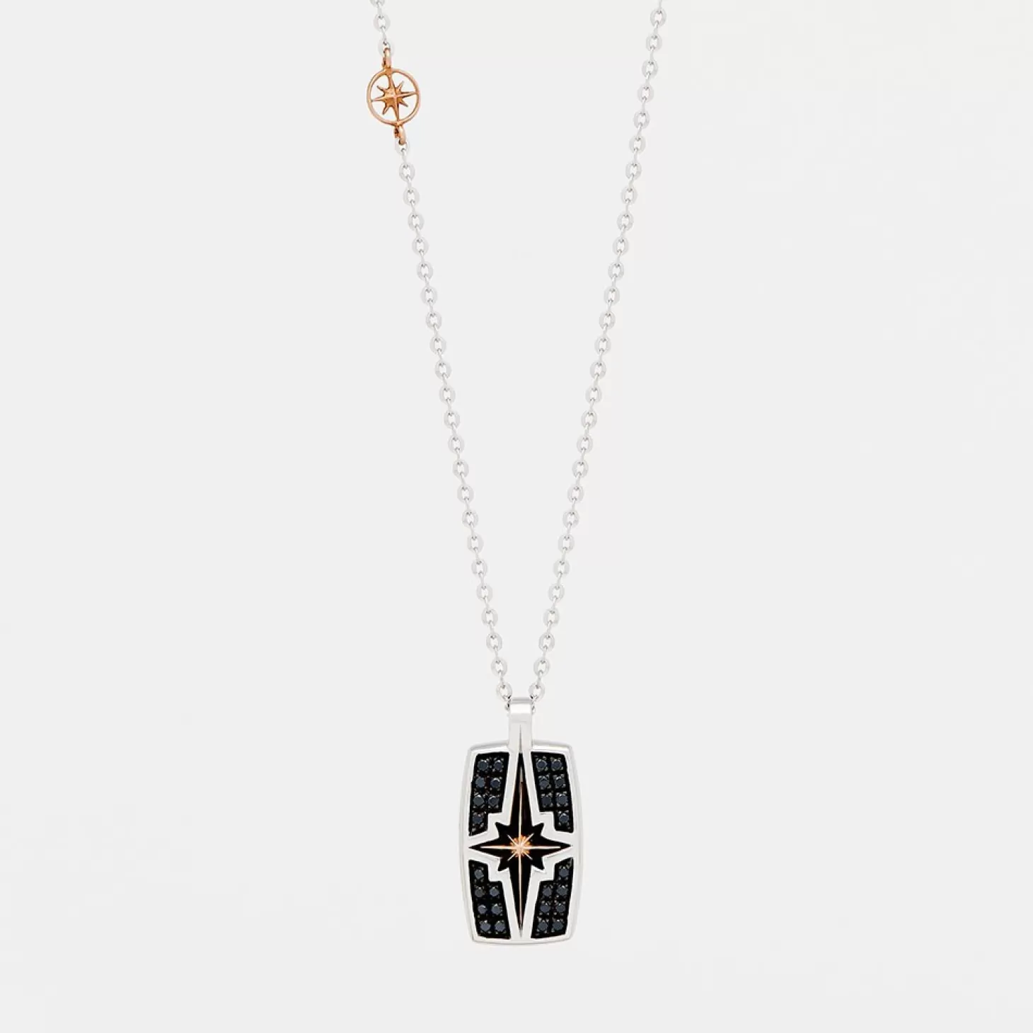 Zancan Gioielli Collanazancan In Oro Con Pendente Rosa Dei Venti E Diamanti.> Collane
