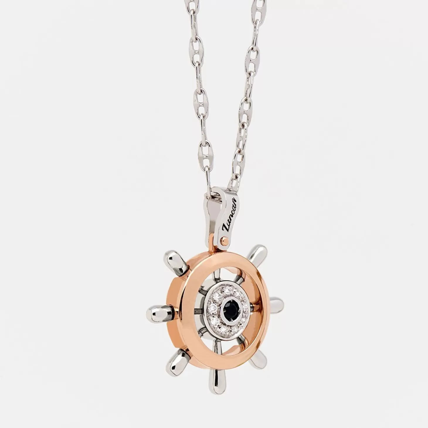 Zancan Gioielli Collanazancan In Oro Con Pendente Timone E Diamanti.> Collane